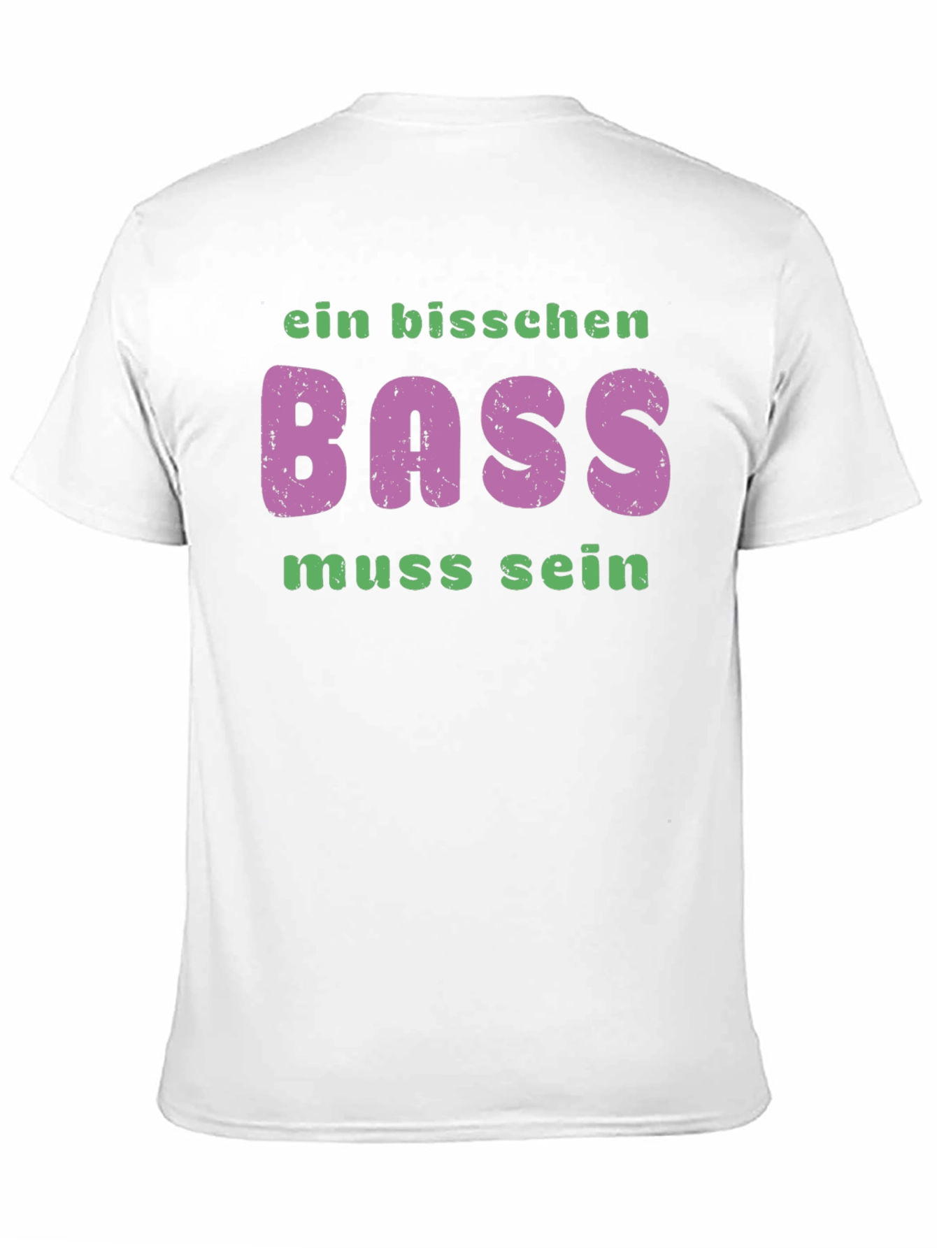 Ein Bisschen Bass Muss Sein Black T-Shirt