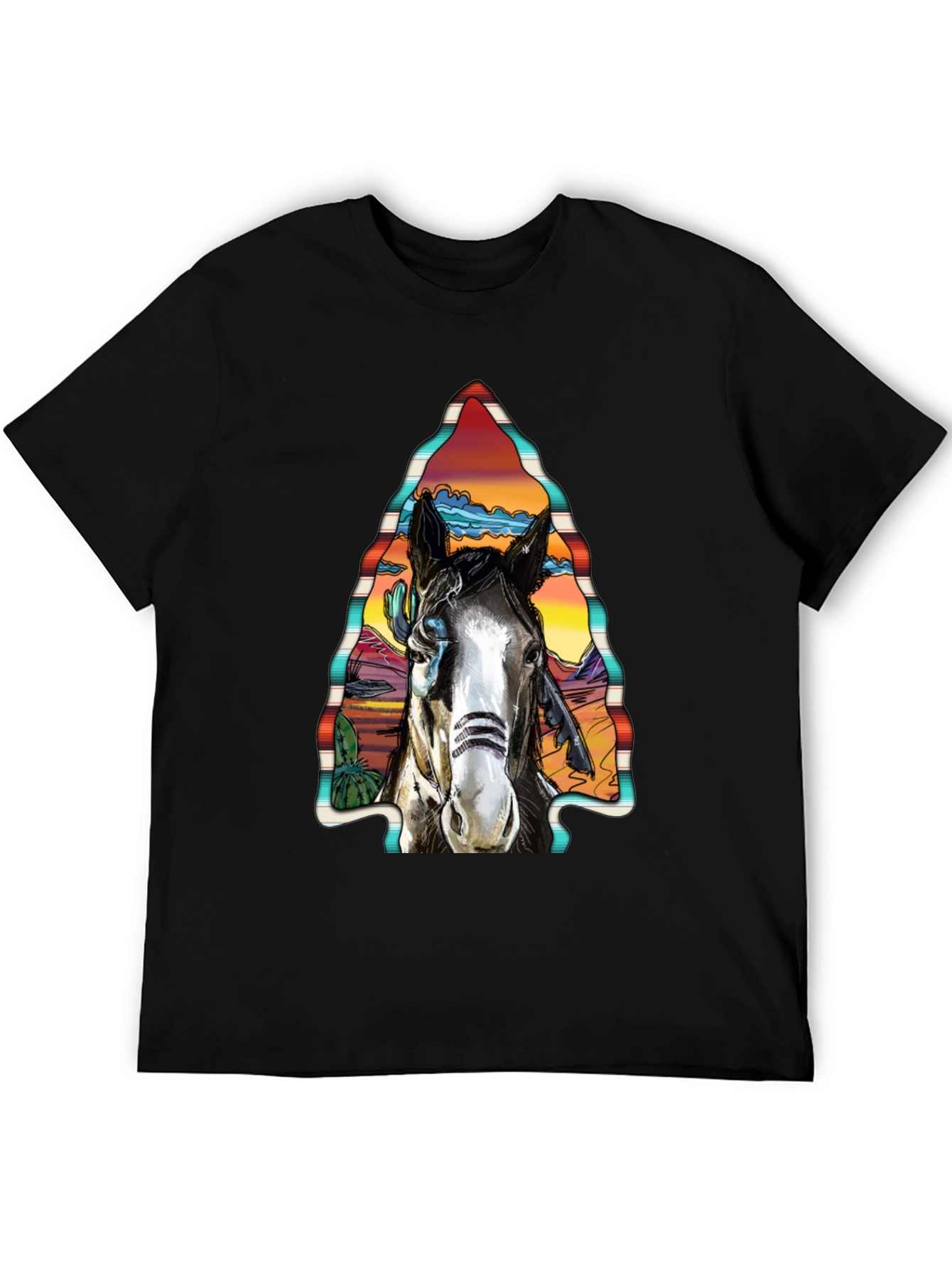 Horse Graphic Tee - Western Style