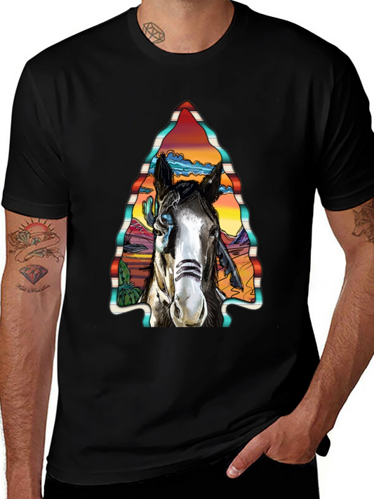 Horse Graphic Tee - Western Style