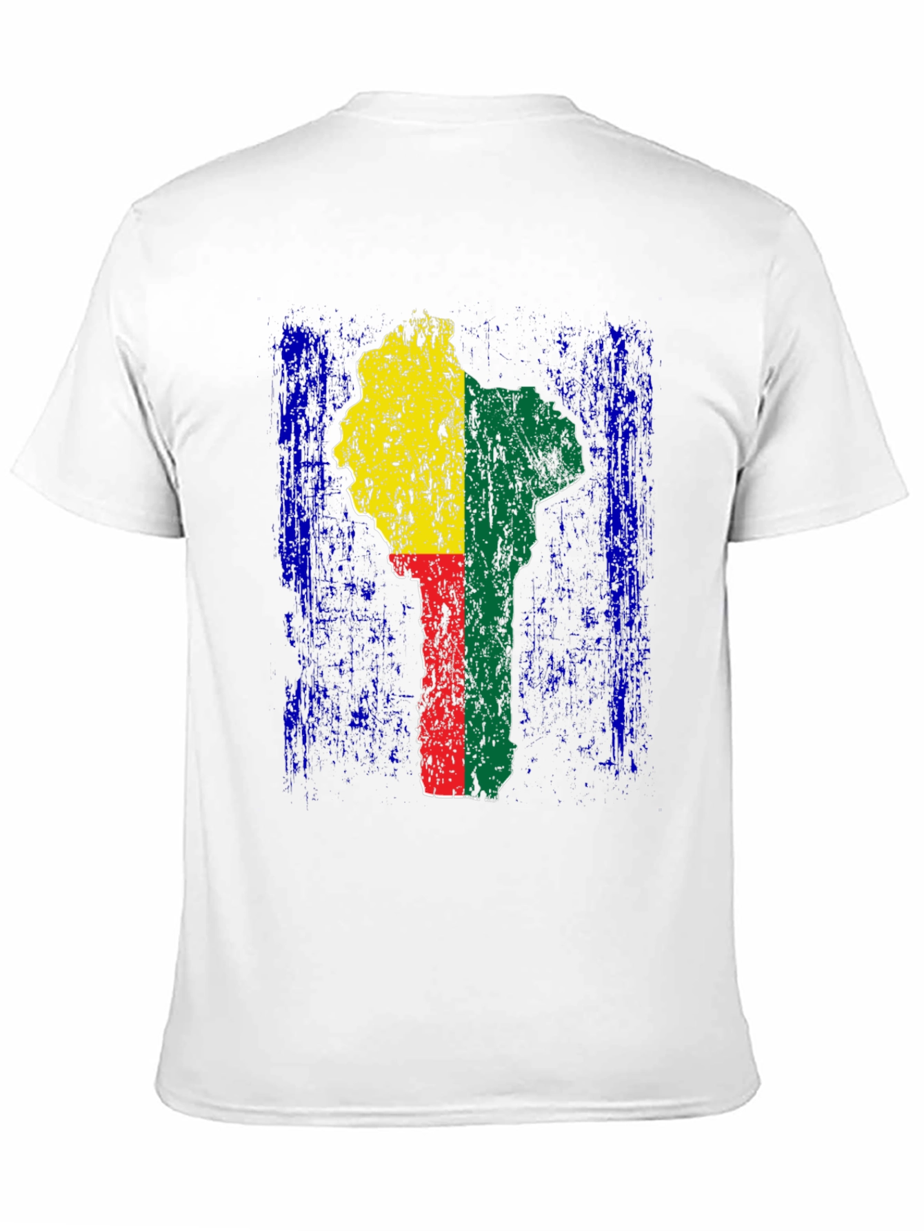Benin Flag T-Shirt - Africa Map Graphic Tee
