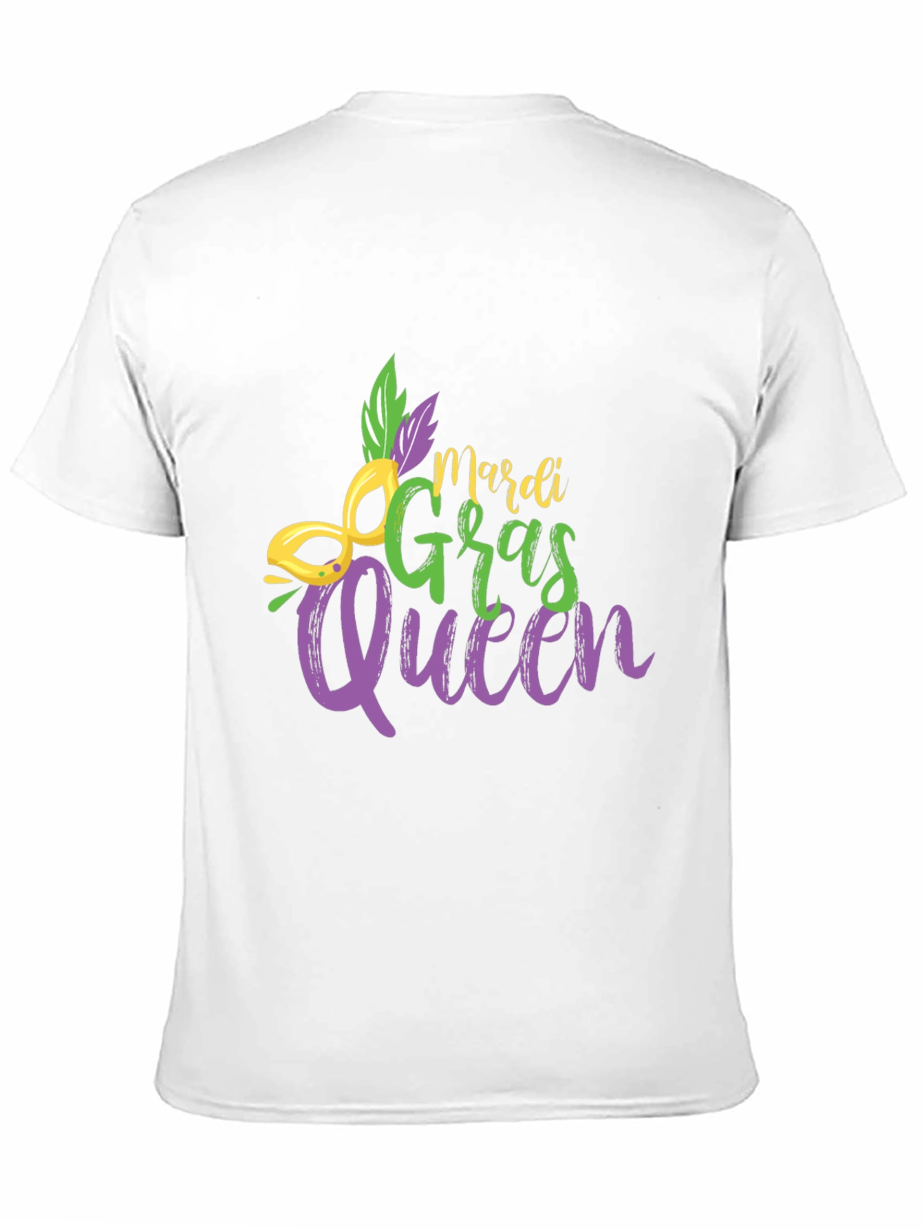 Mardi Gras Queen Black T-Shirt