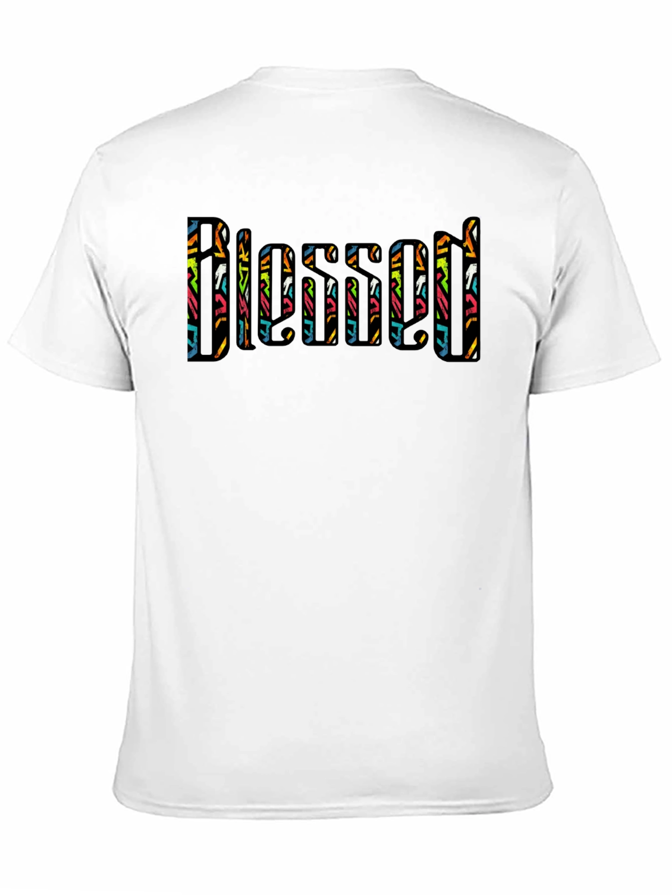 Blessed Graphic T-Shirt - Stylish Black Tee