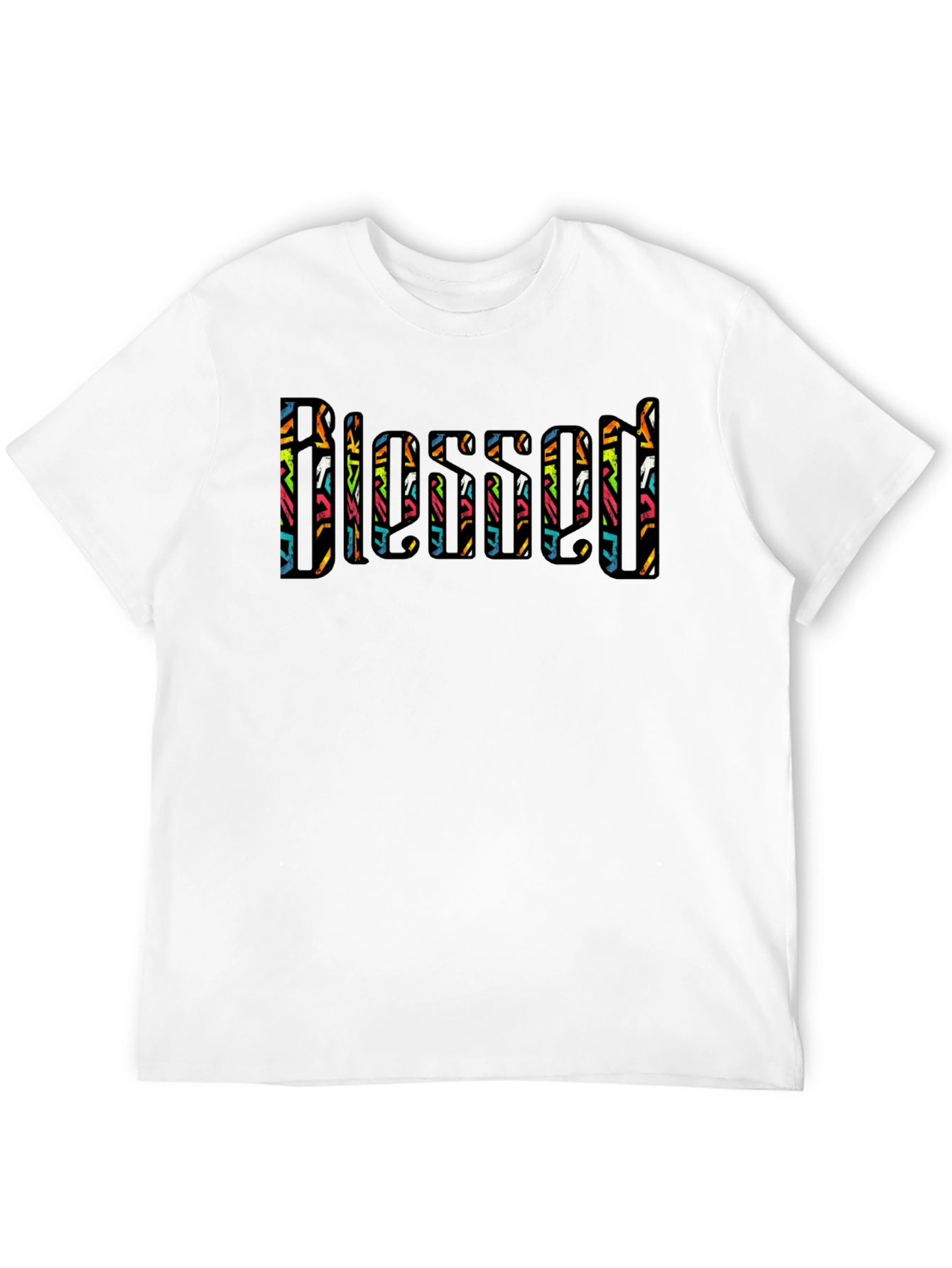 Blessed Graphic T-Shirt - Stylish Black Tee