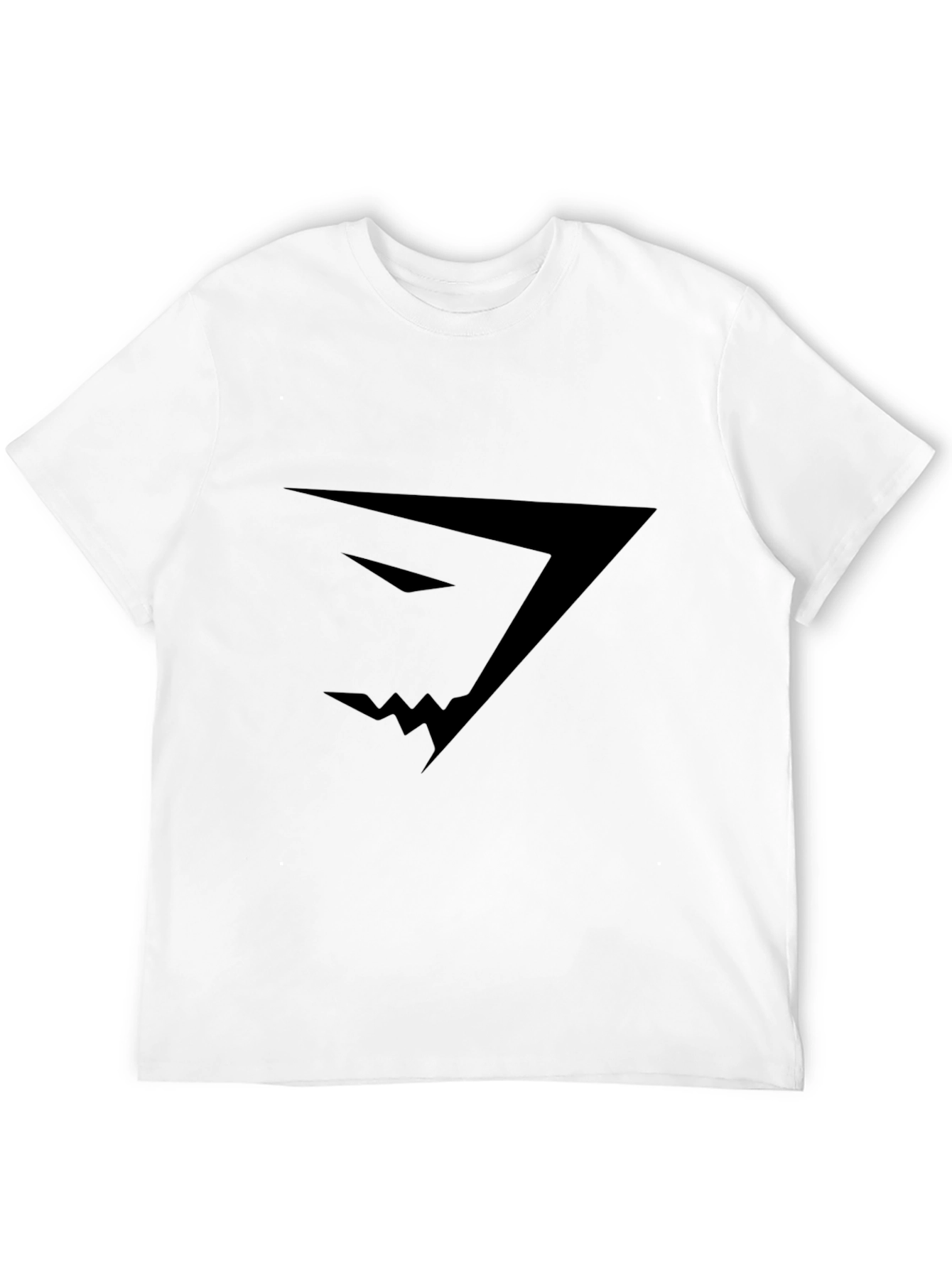 Mens Black Gym Shark Graphic T-Shirt