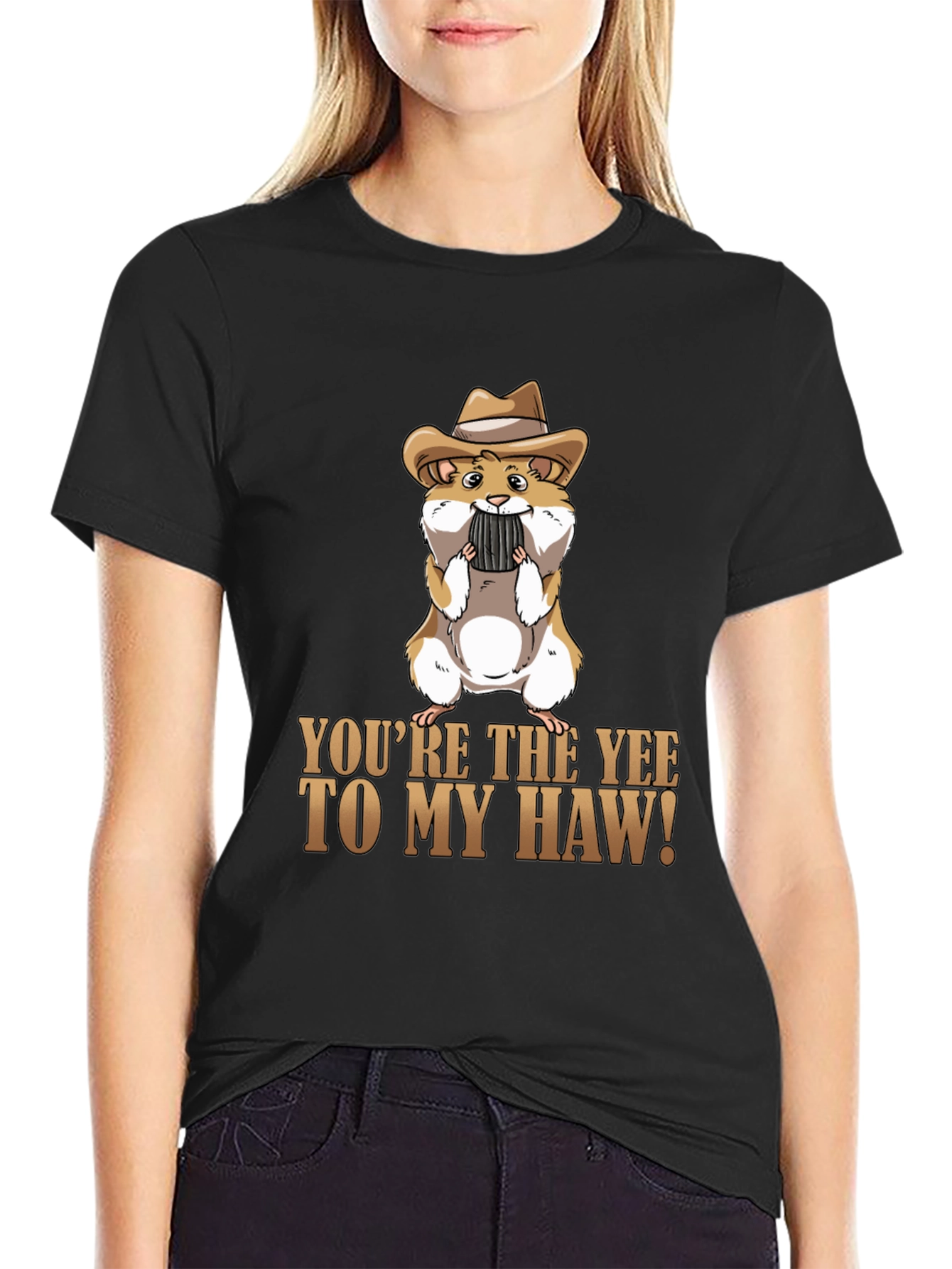 Yee to My Haw Hamster Graphic Tee