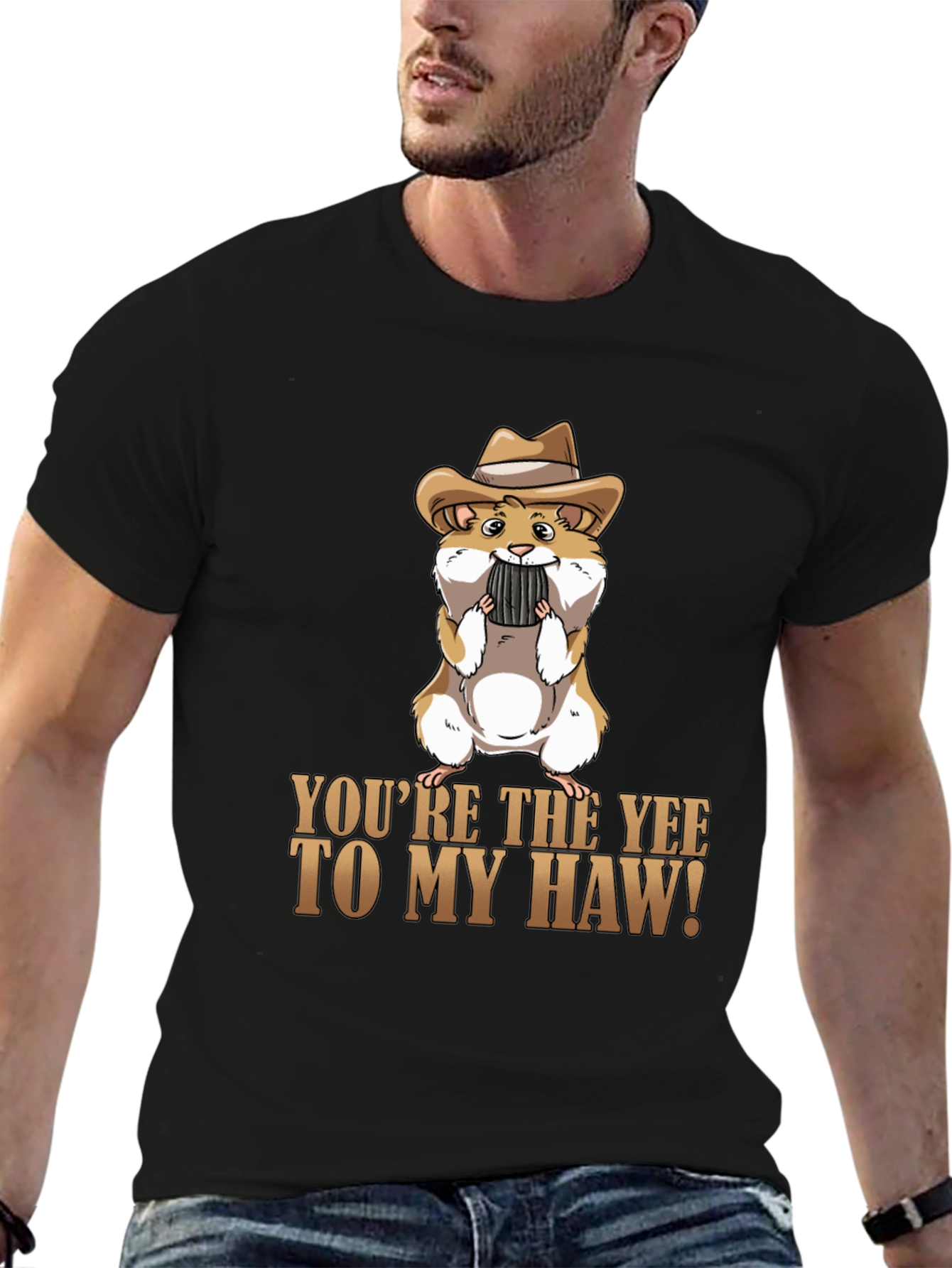 Yee to My Haw Hamster Graphic Tee