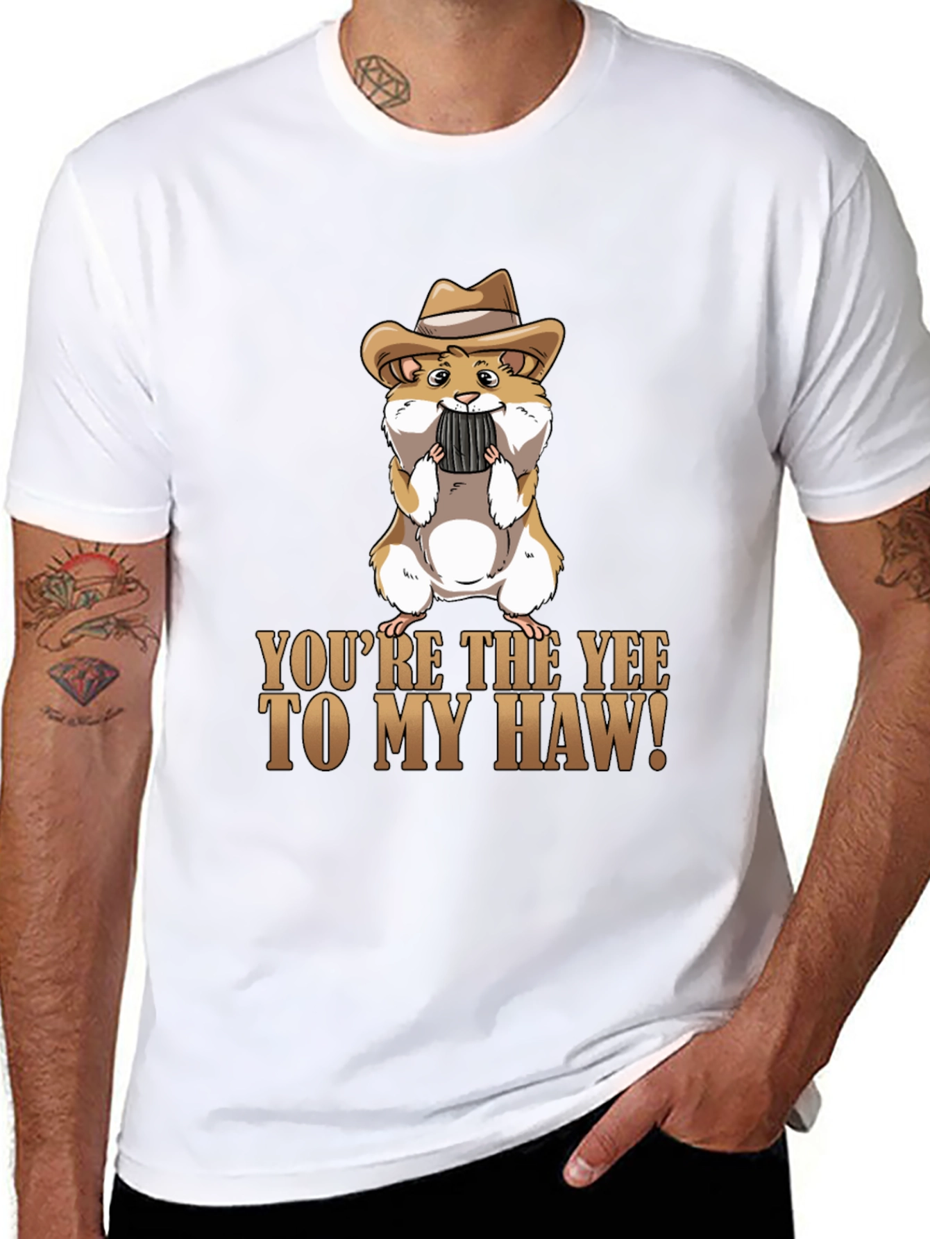 Yee to My Haw Hamster Graphic Tee