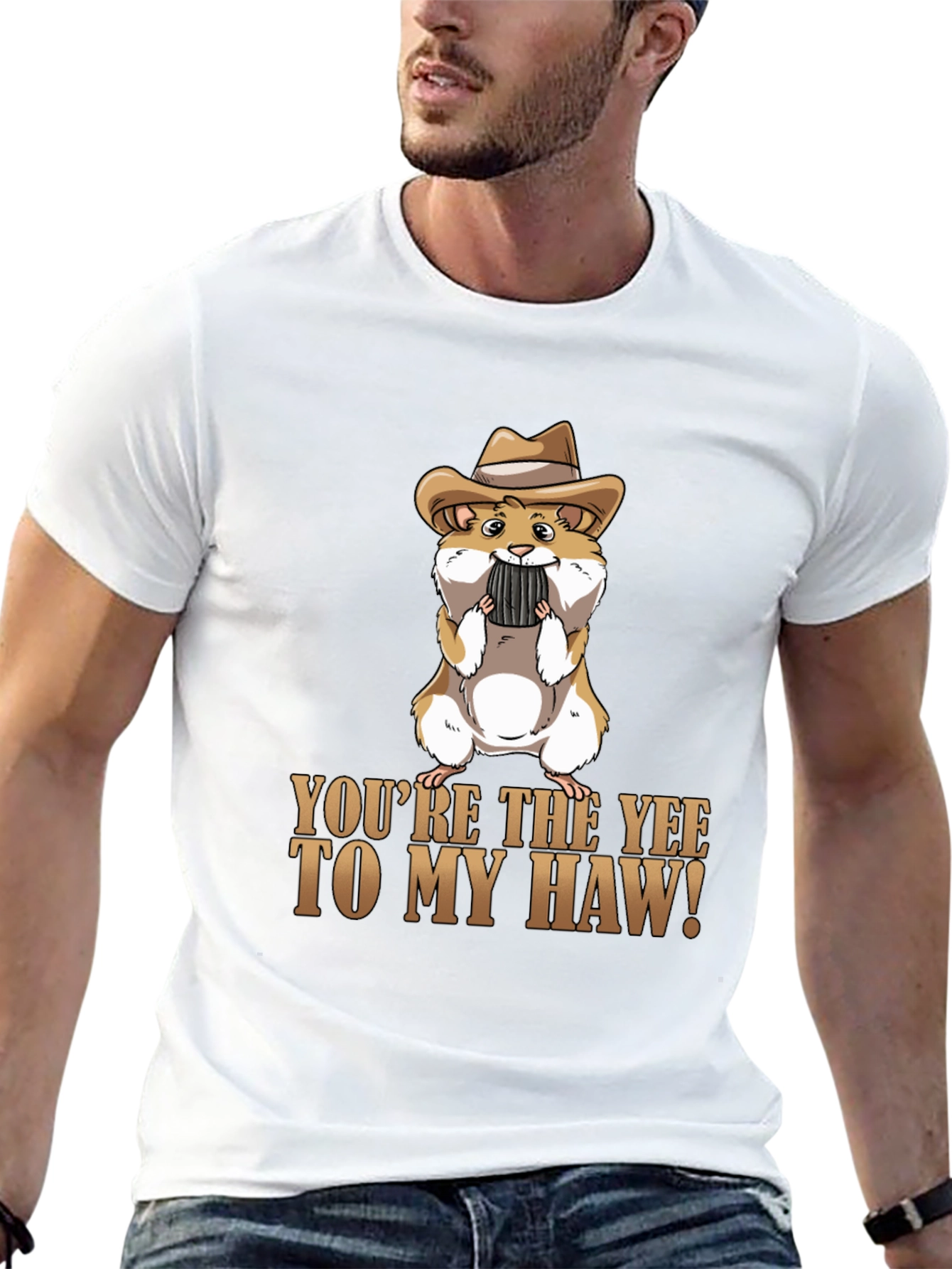 Yee to My Haw Hamster Graphic Tee