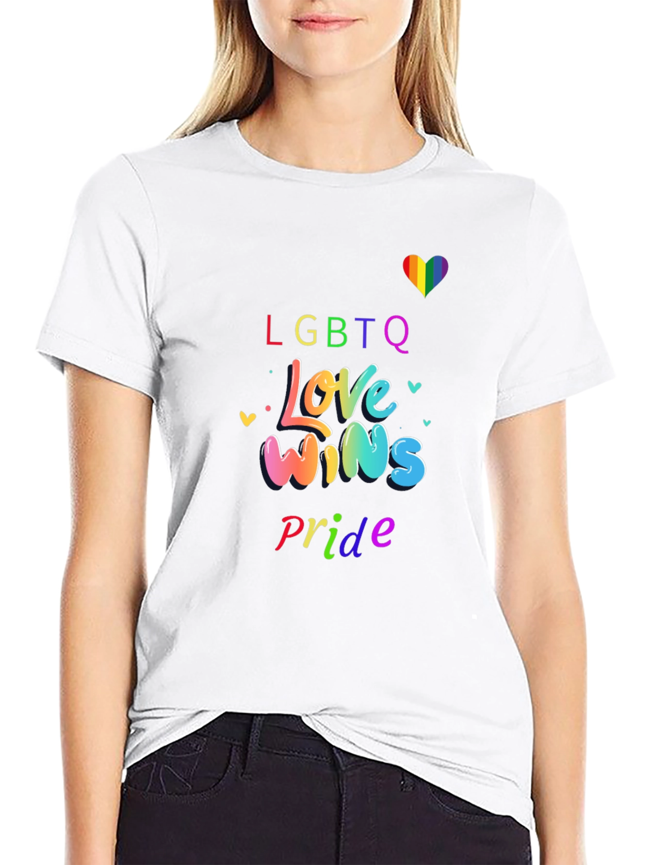 LGBTQ+ Pride Love Wins Graphic T-Shirt