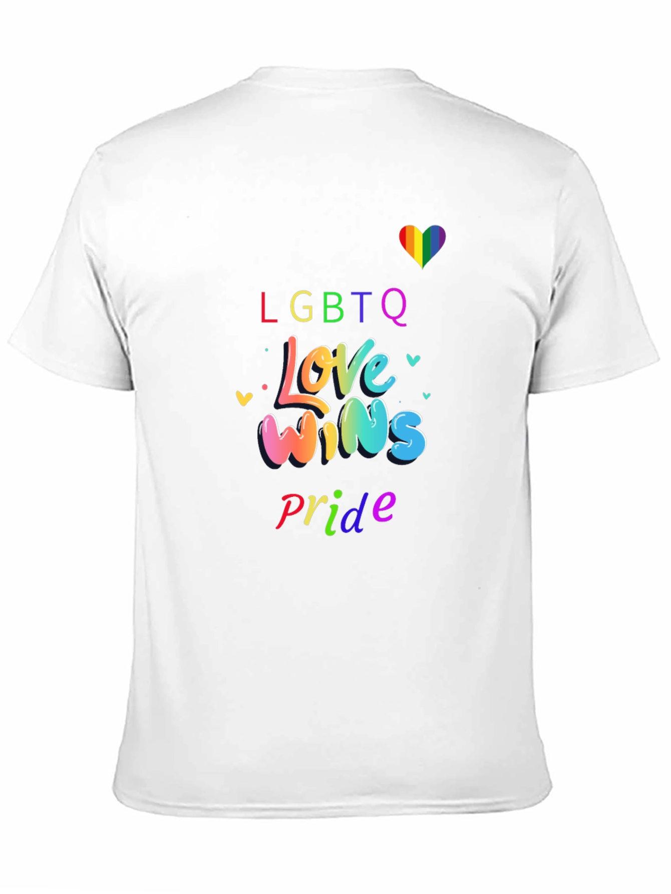 LGBTQ+ Pride Love Wins Graphic T-Shirt