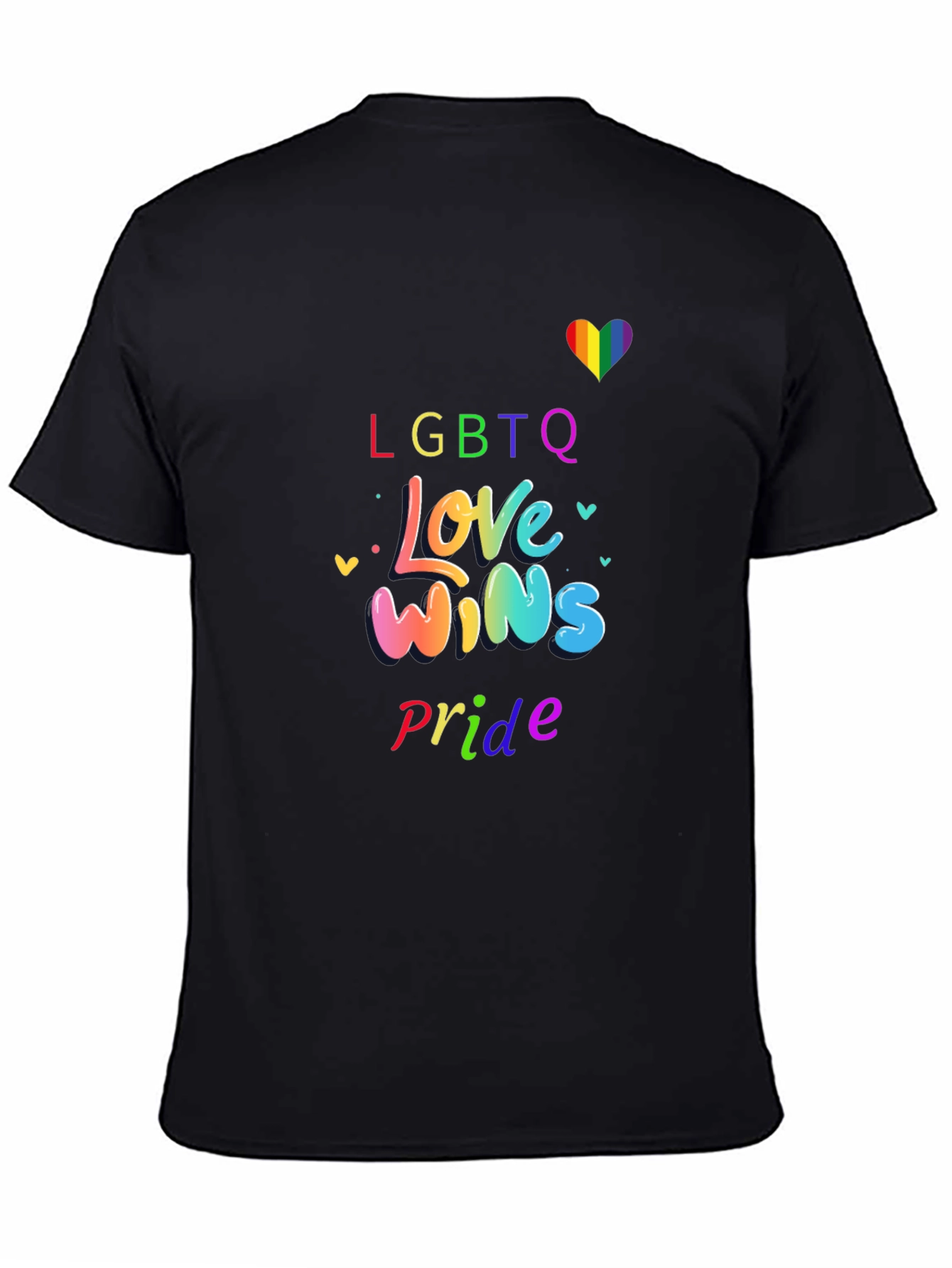 LGBTQ+ Pride Love Wins Graphic T-Shirt