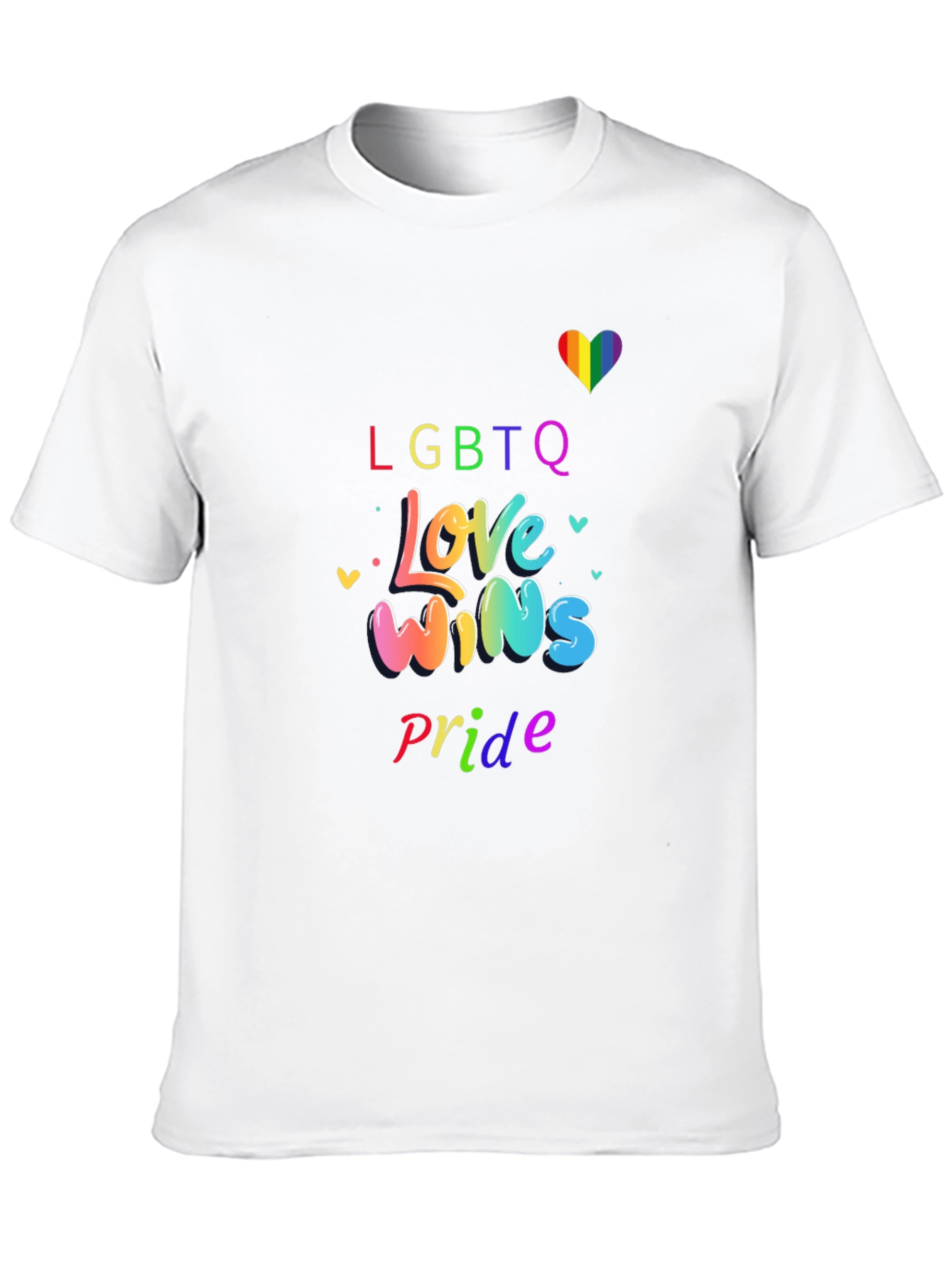 LGBTQ+ Pride Love Wins Graphic T-Shirt