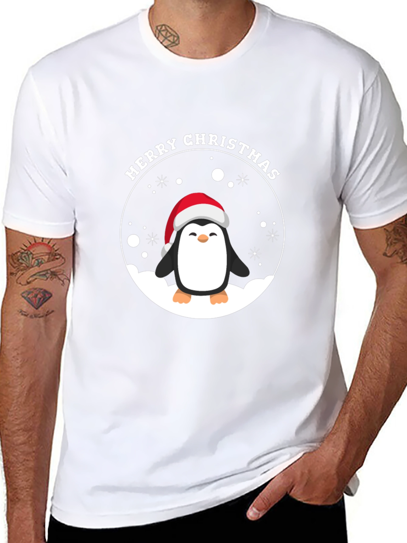 Merry Christmas Penguin T-Shirt