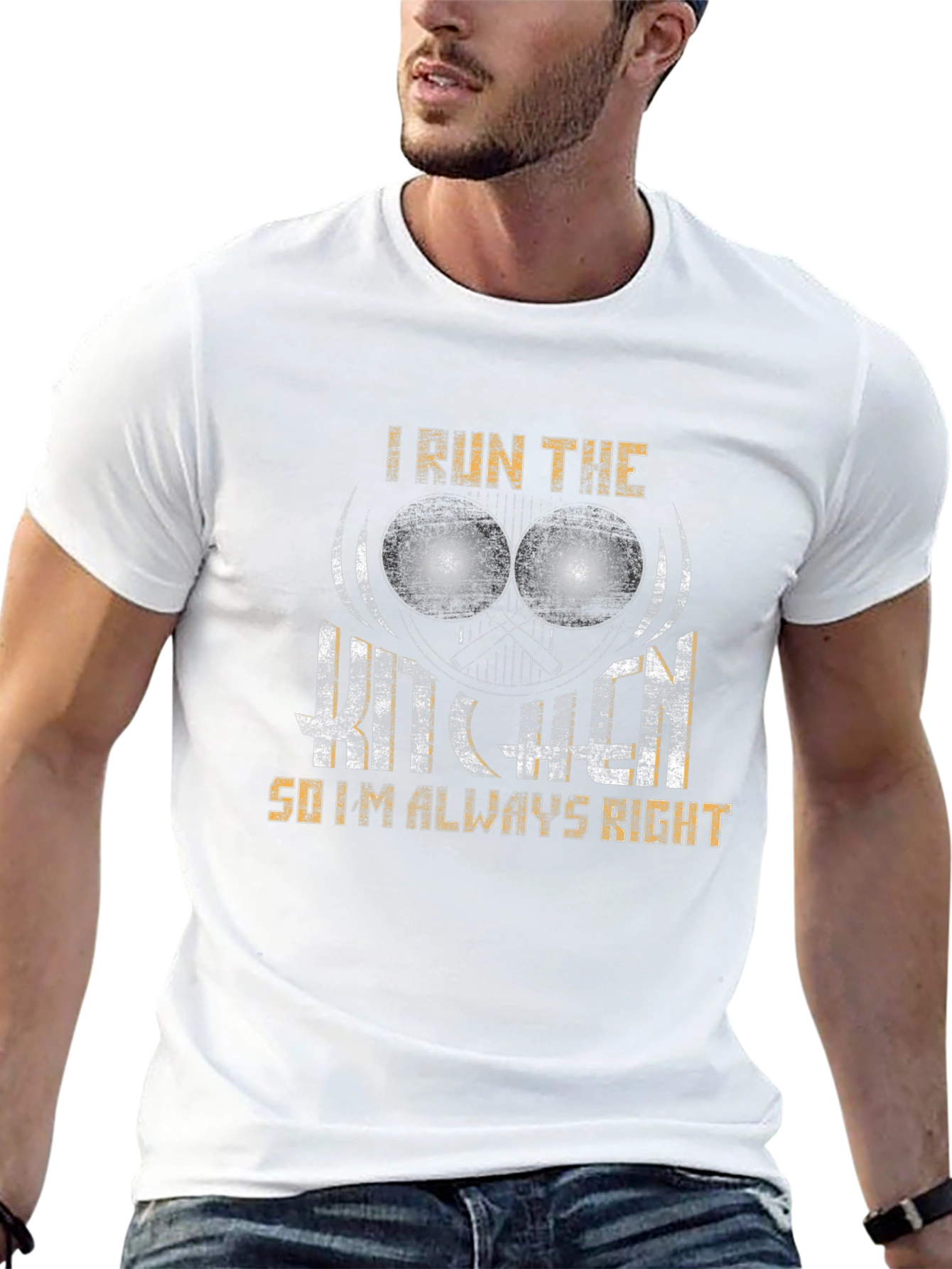 I Run the Kitchen Mens Graphic T-Shirt