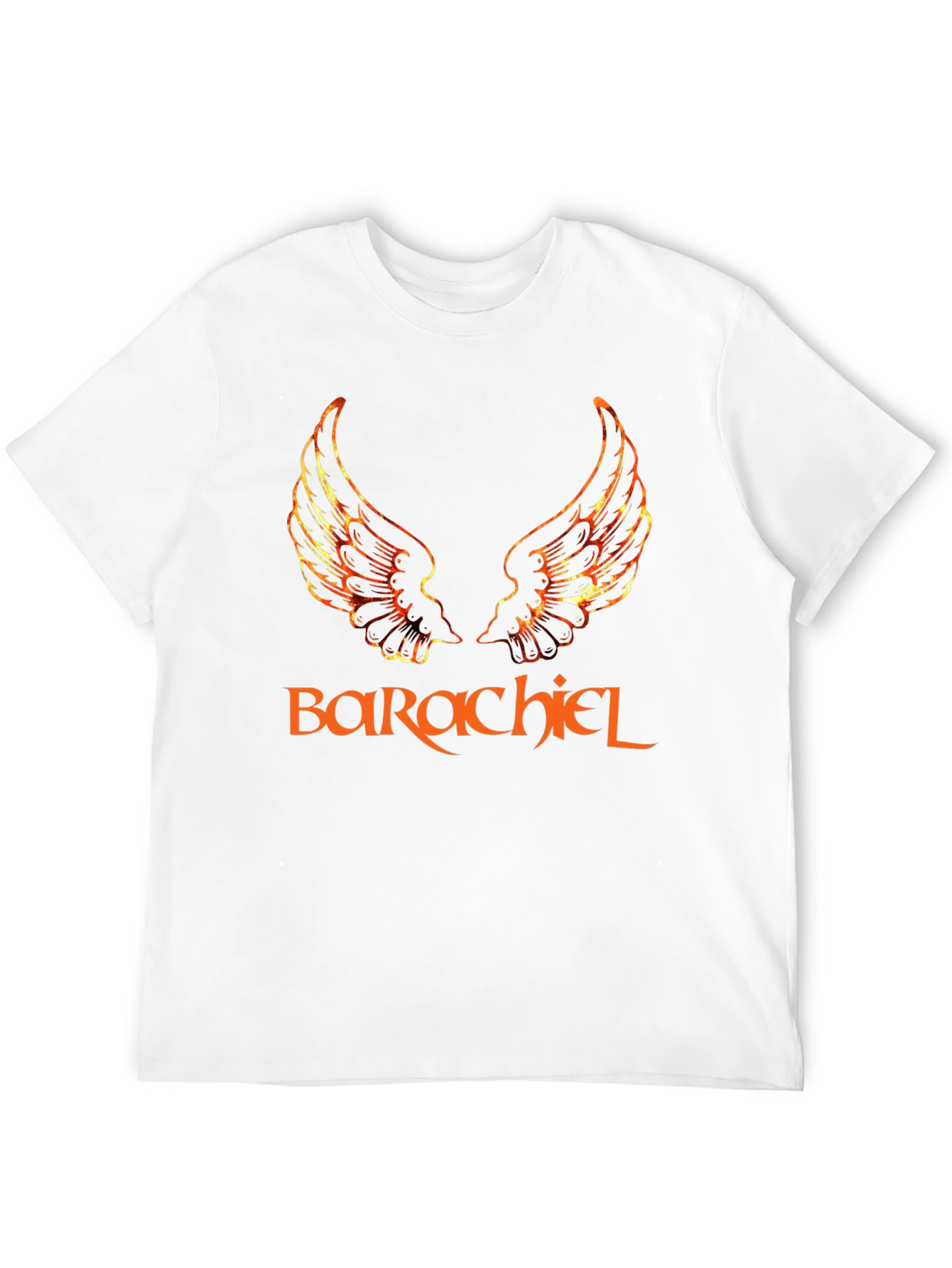 Barachiel Wings Graphic Black T-Shirt