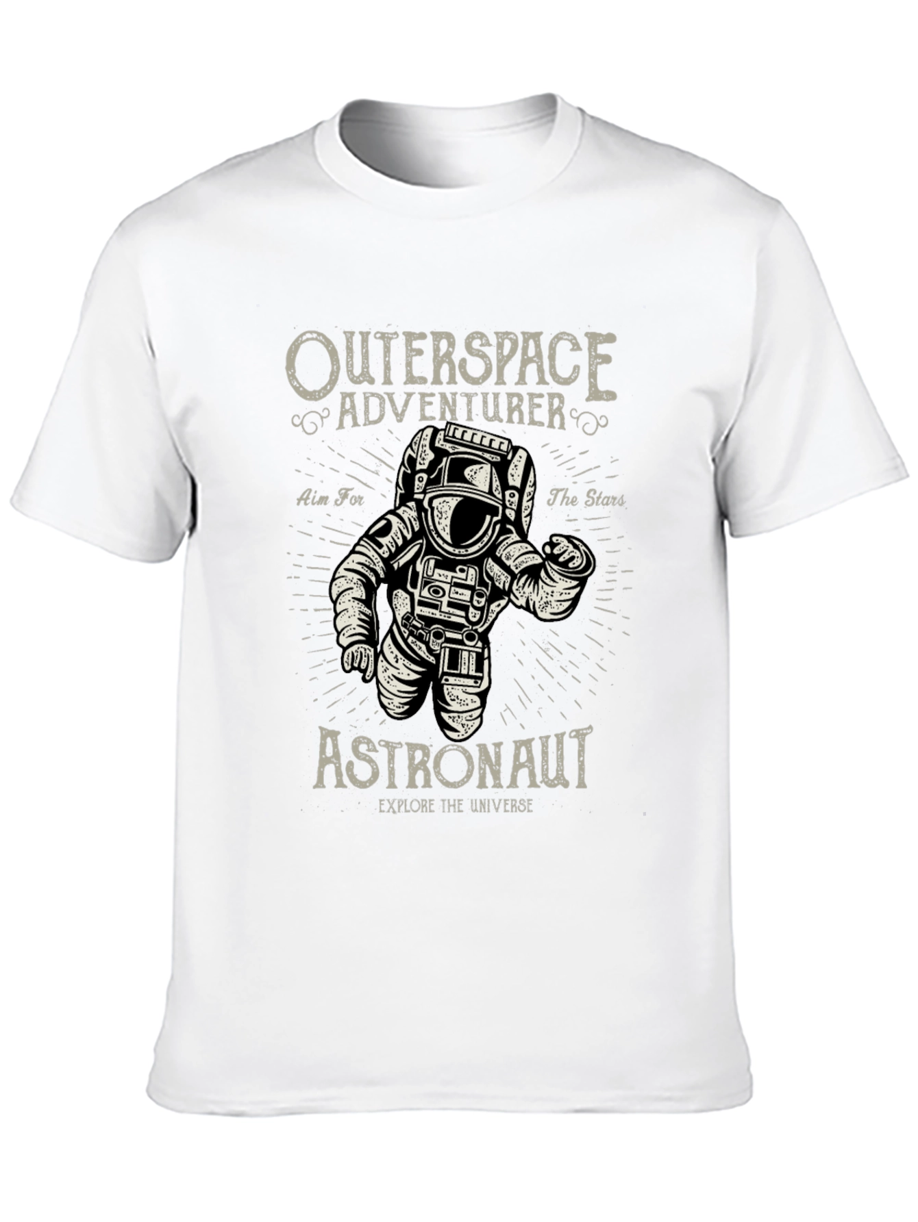 Outerspace Astronaut Graphic T-Shirt