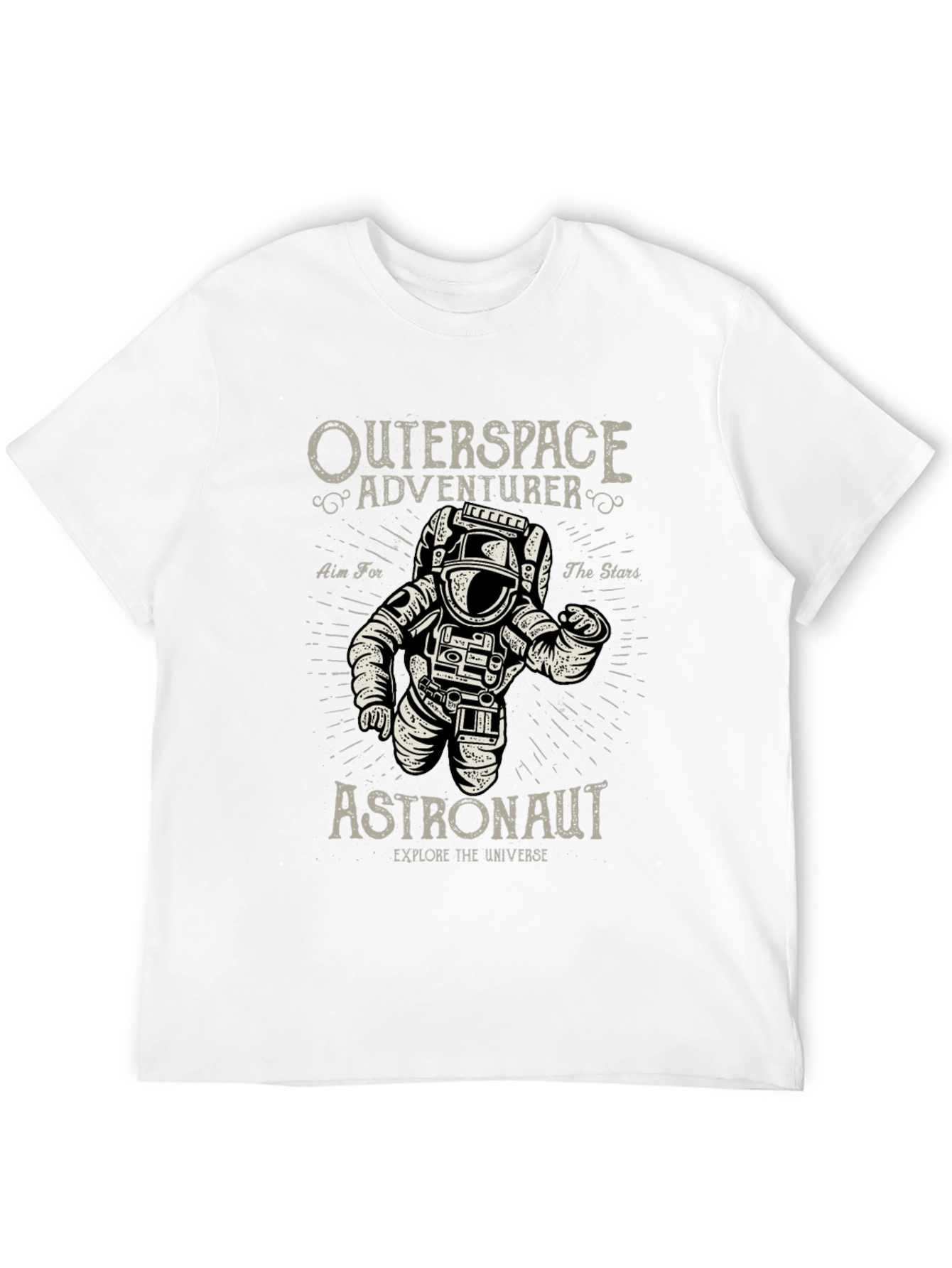 Outerspace Astronaut Graphic T-Shirt
