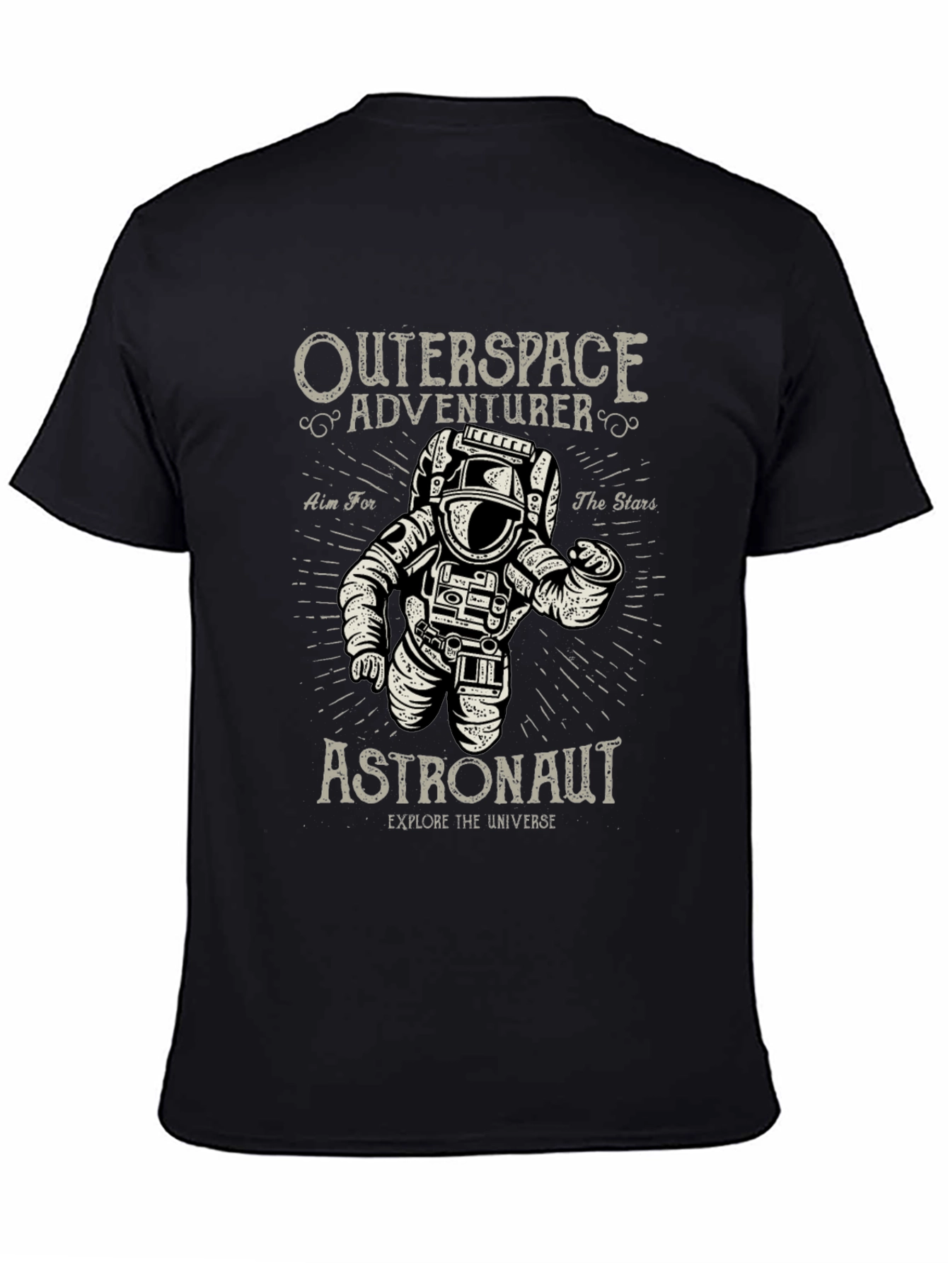 Outerspace Astronaut Graphic T-Shirt
