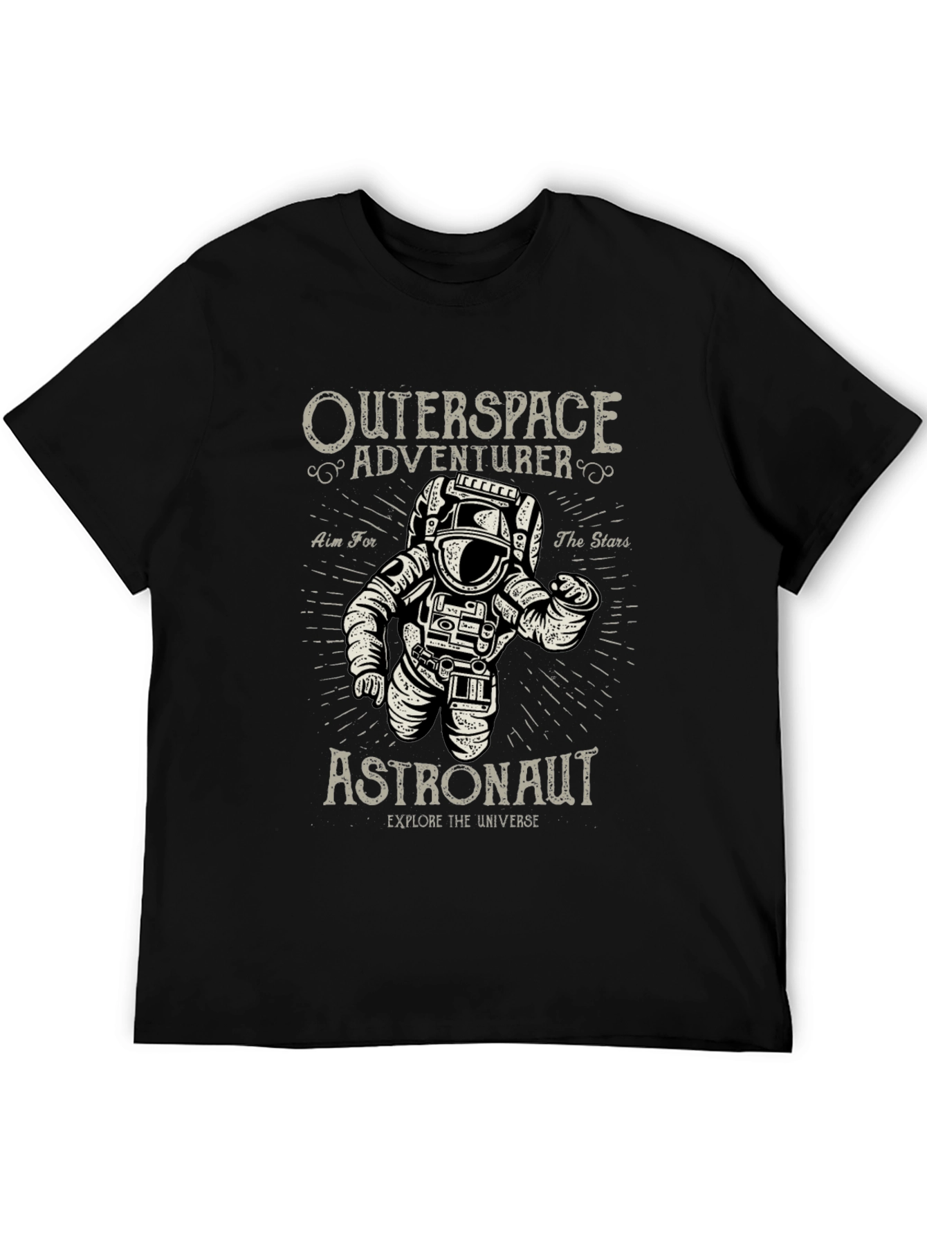 Outerspace Astronaut Graphic T-Shirt