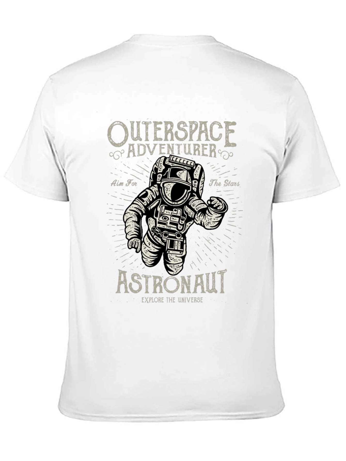 Outerspace Astronaut Graphic T-Shirt