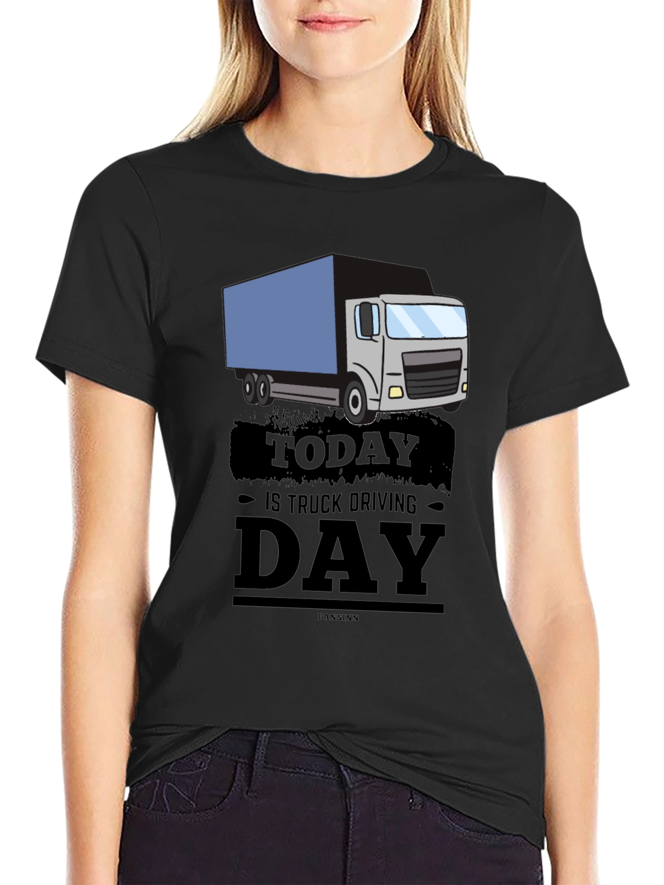 Truck Driving Day Graphic Tee - Cool Driver Gift