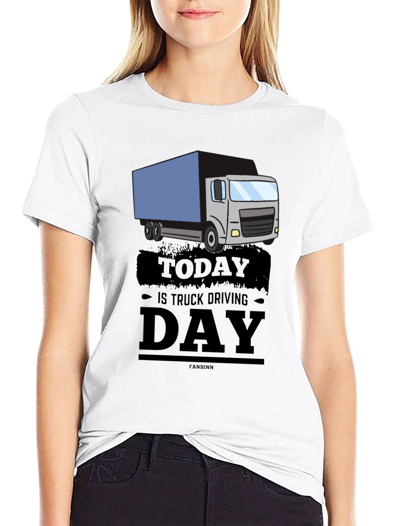 Truck Driving Day Graphic Tee - Cool Driver Gift