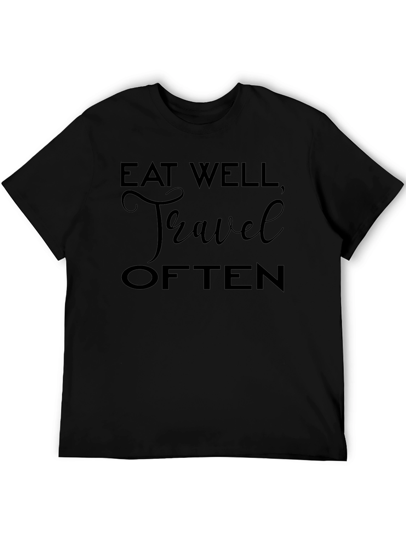 Eat Well Travel Often Graphic Tee