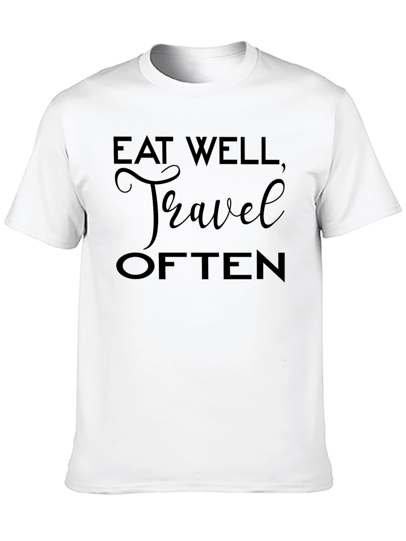 Eat Well Travel Often Graphic Tee