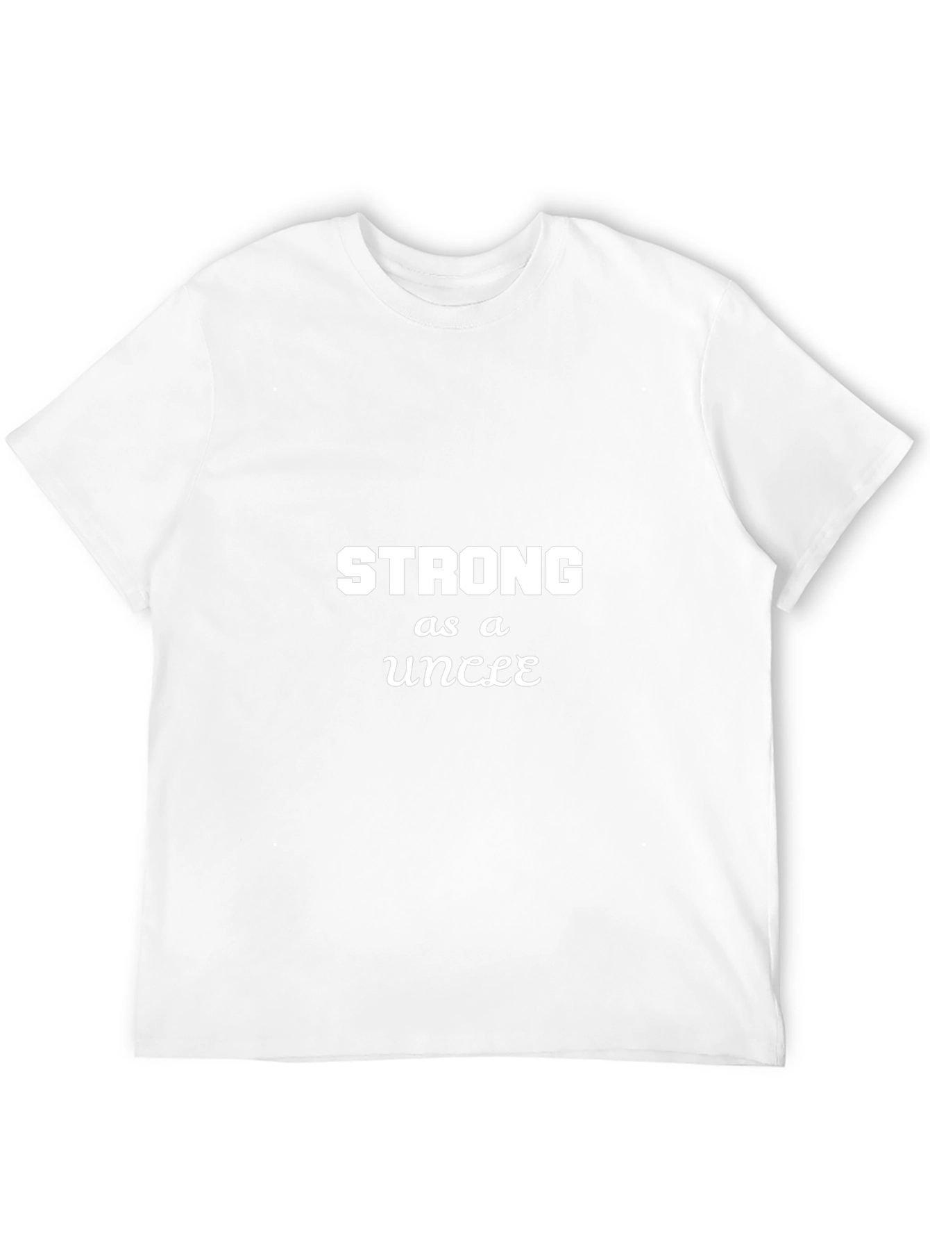 Strong As An Uncle Black Graphic Tee