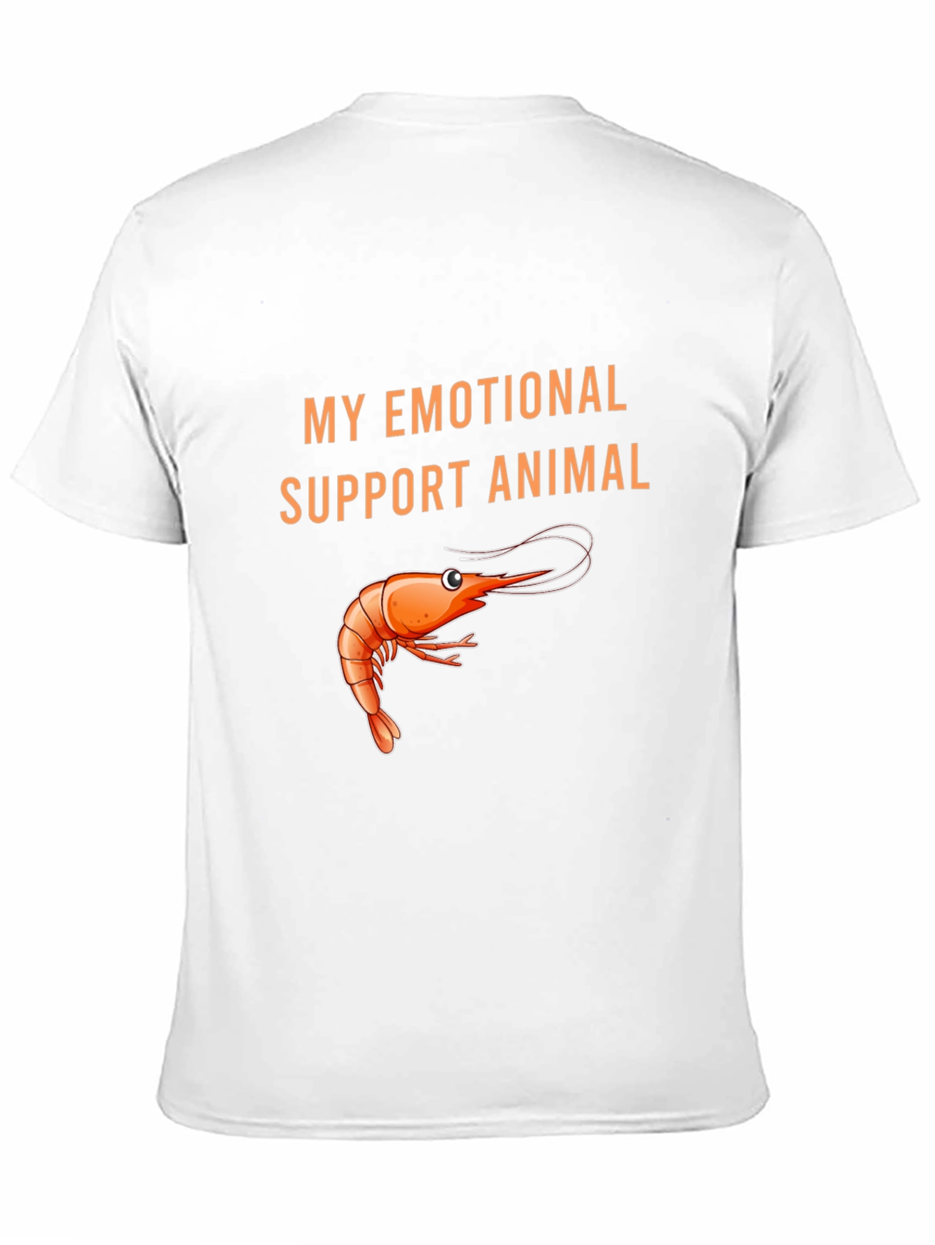 Emotional Support Animal Shrimp Graphic Tee