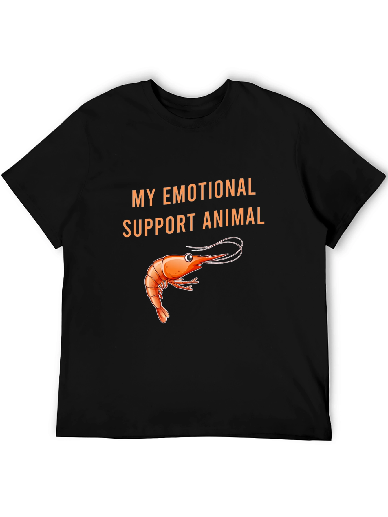 Emotional Support Animal Shrimp Graphic Tee