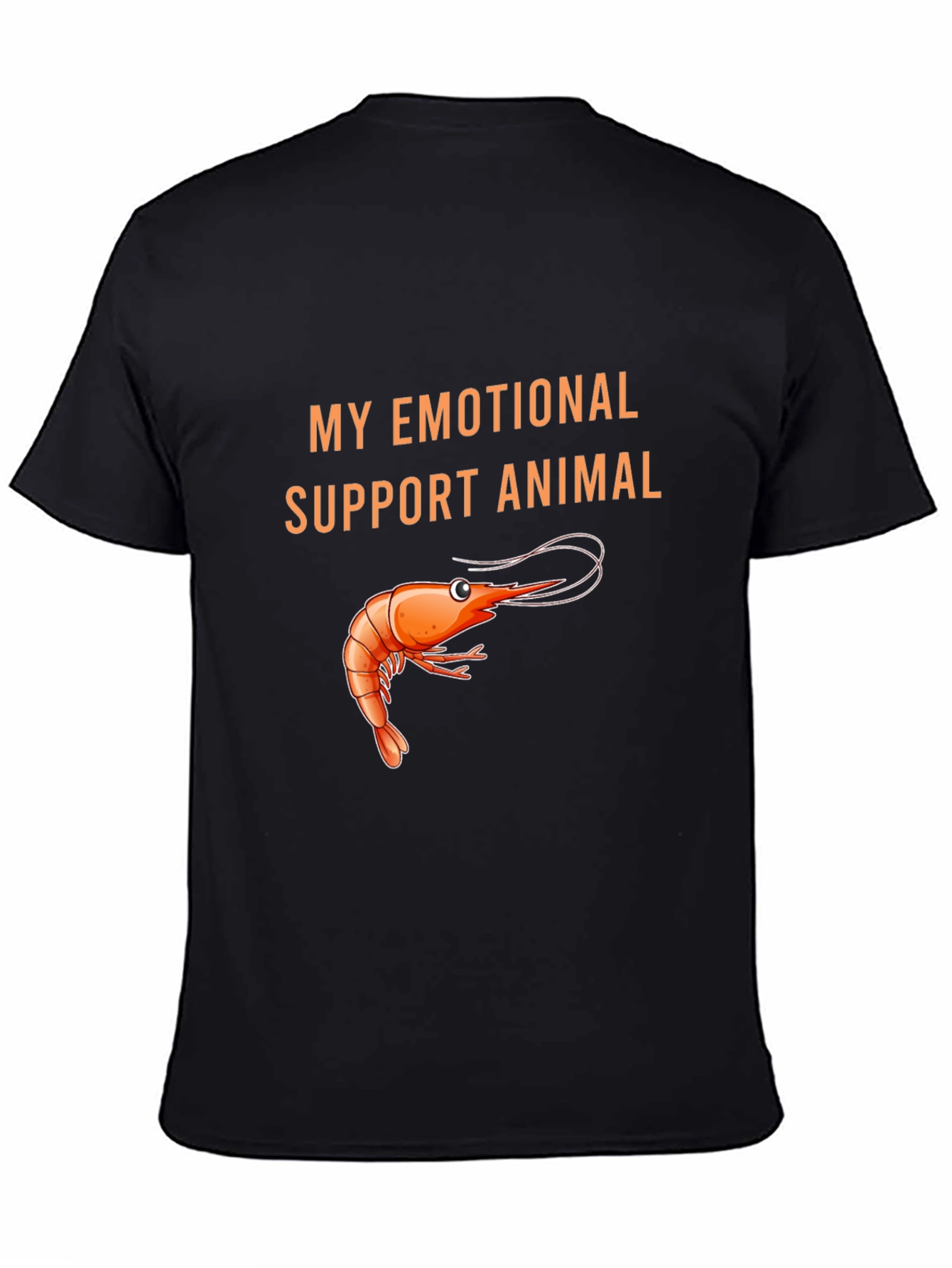Emotional Support Animal Shrimp Graphic Tee
