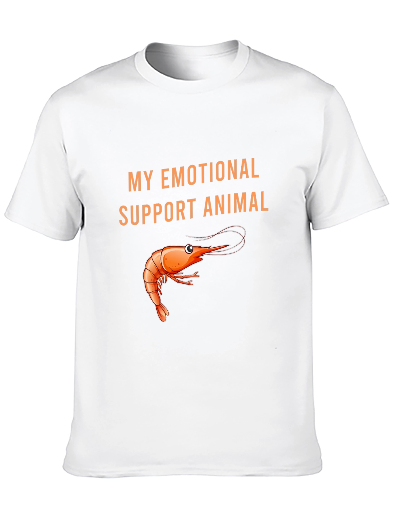 Emotional Support Animal Shrimp Graphic Tee