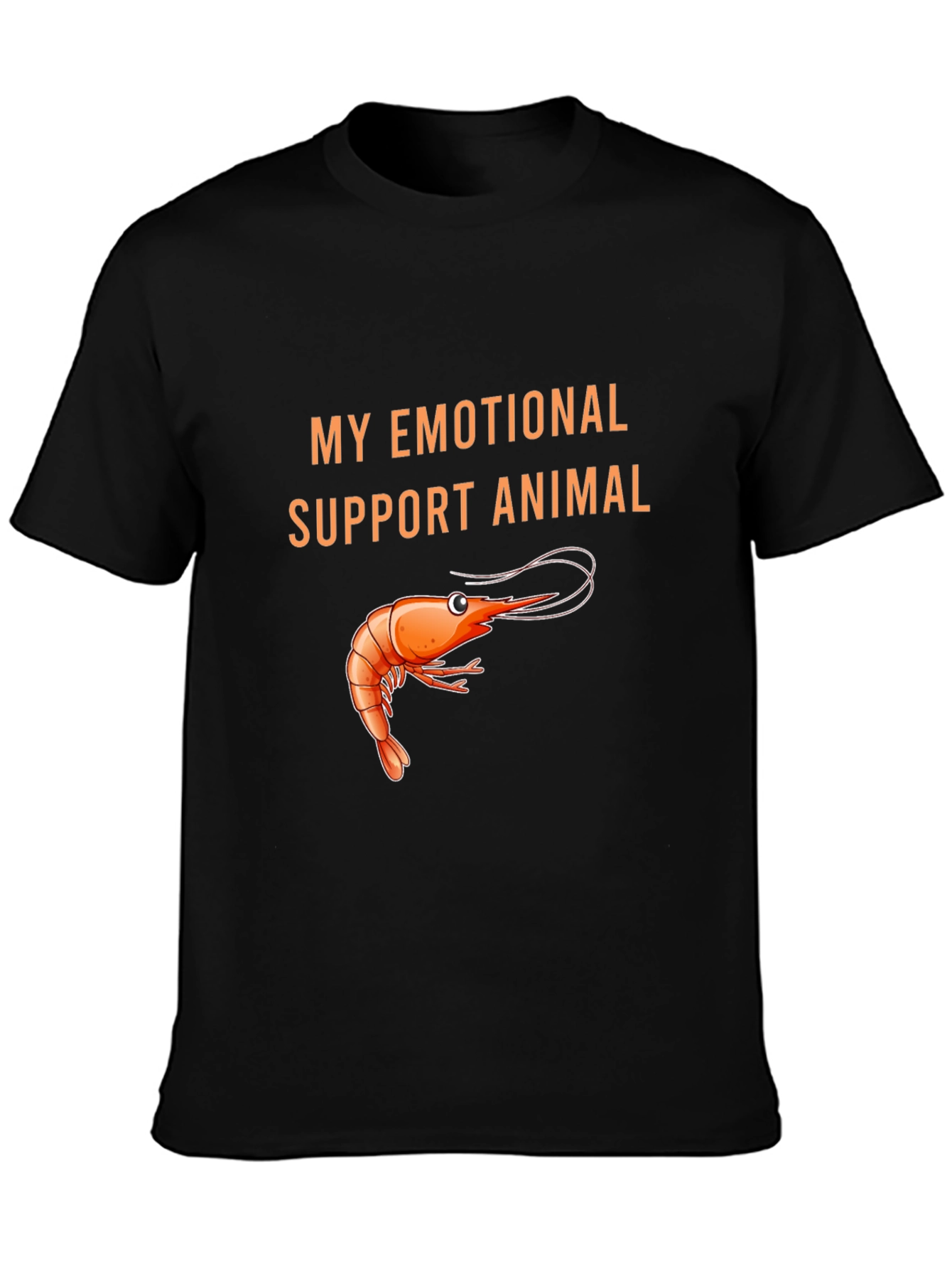 Emotional Support Animal Shrimp Graphic Tee