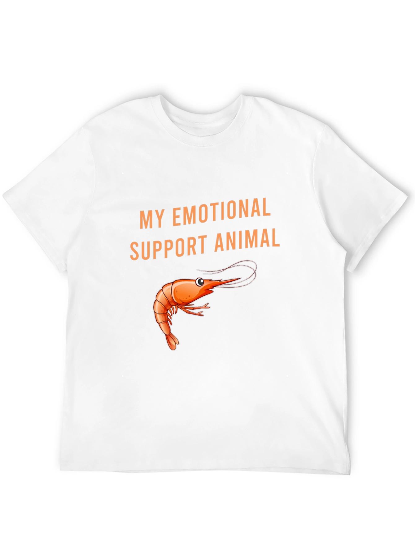 Emotional Support Animal Shrimp Graphic Tee