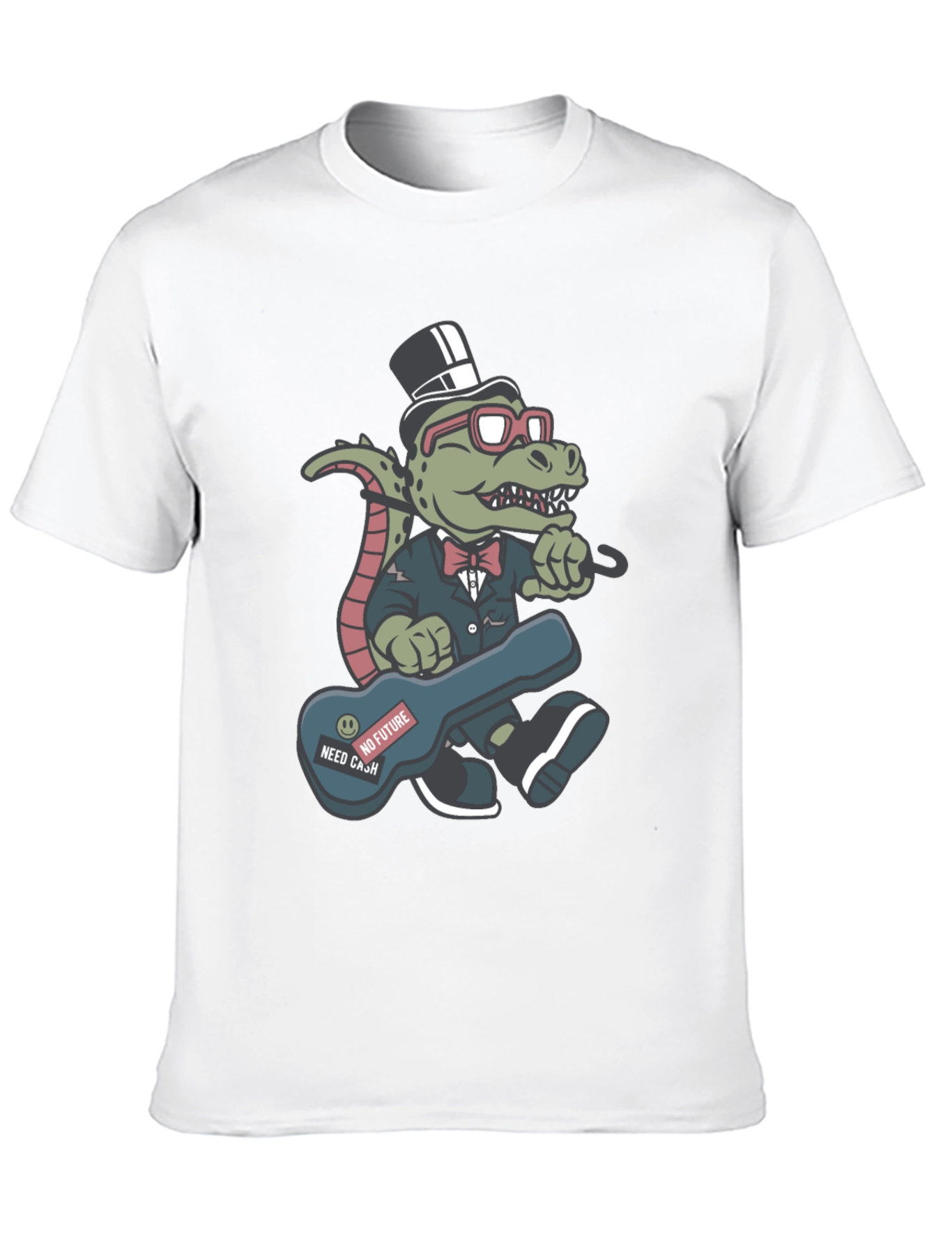 Dapper Gator Tee: No Future Need Cash