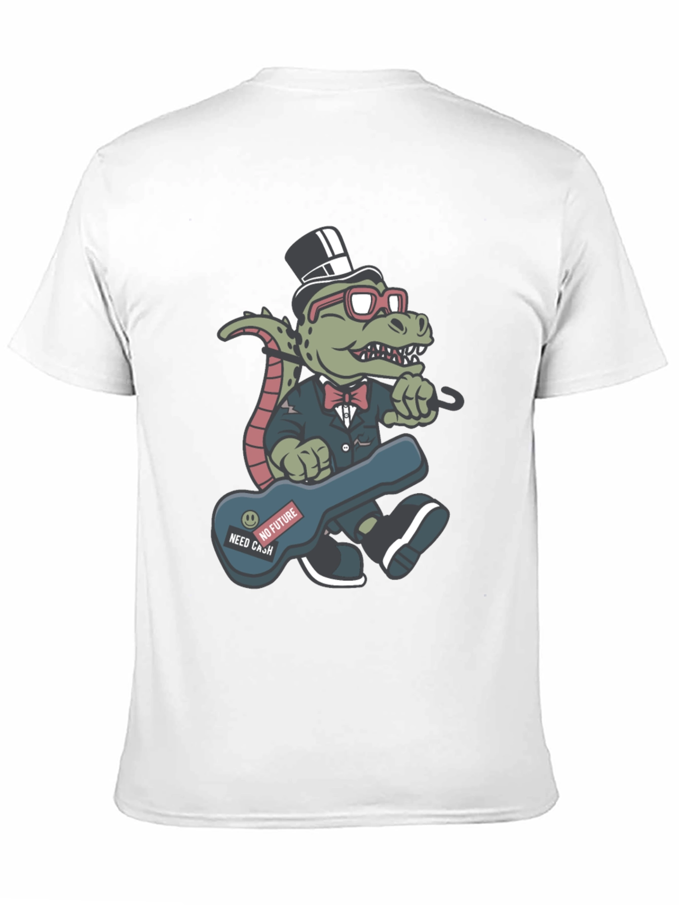 Dapper Gator Tee: No Future Need Cash