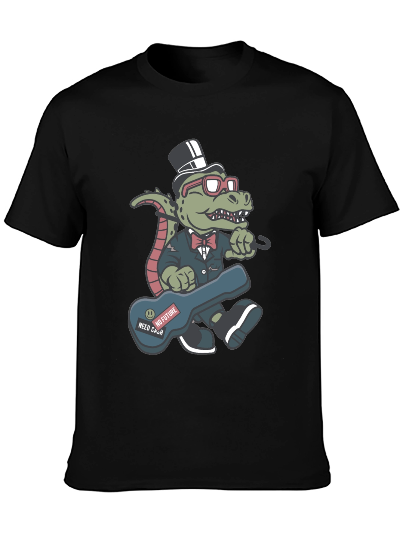 Dapper Gator Tee: No Future Need Cash