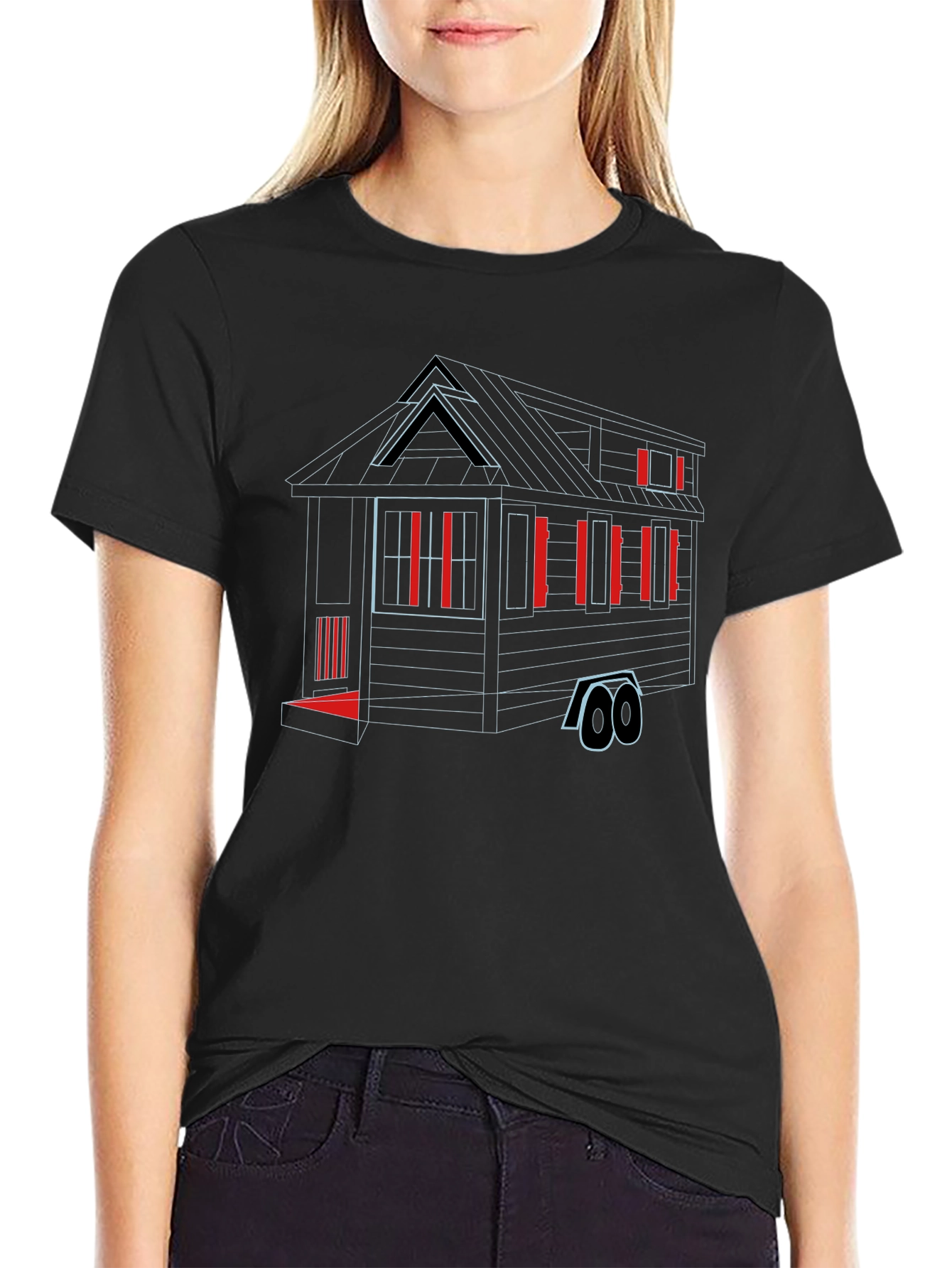Modern Tiny House Graphic Tee
