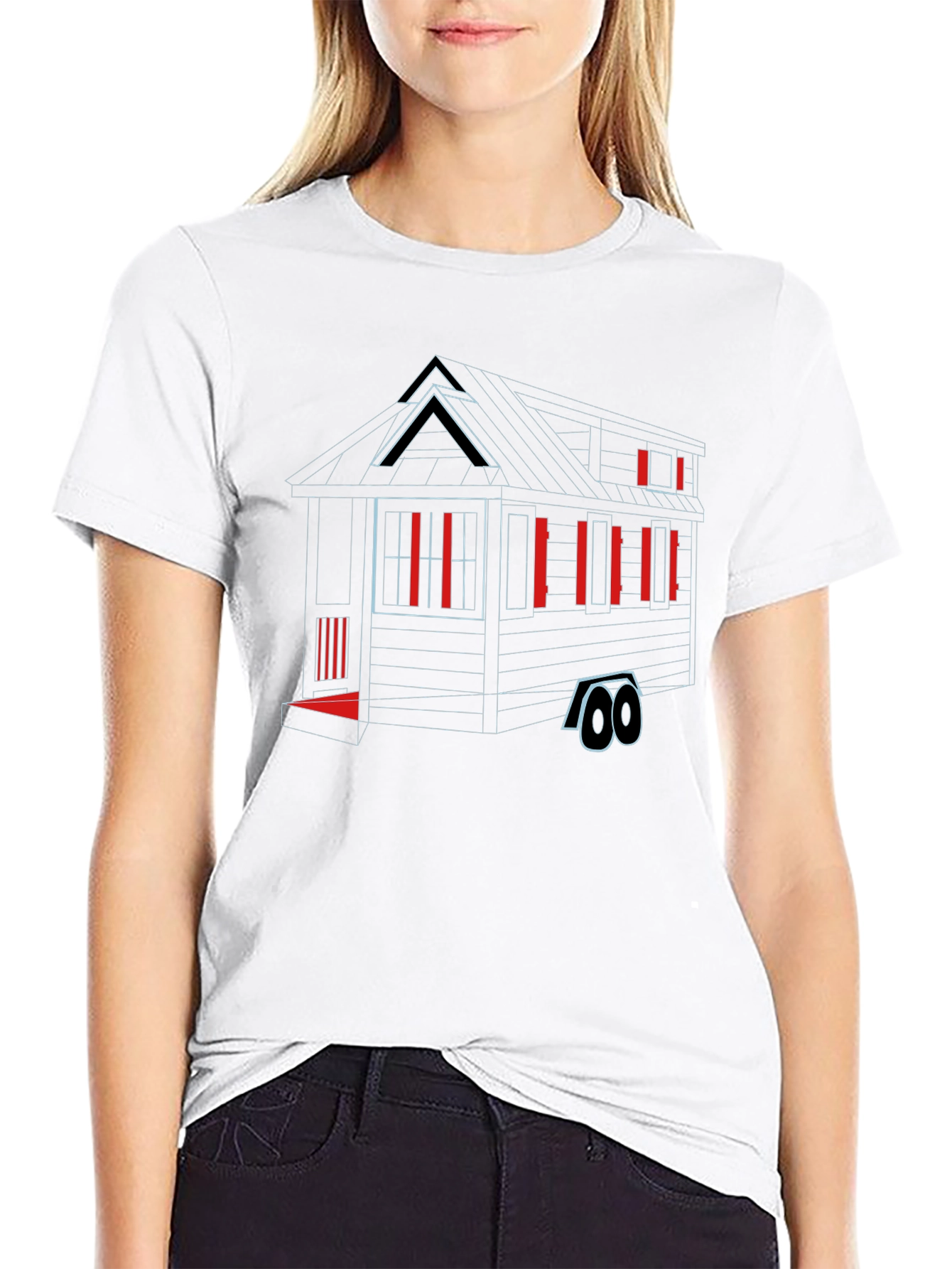 Modern Tiny House Graphic Tee