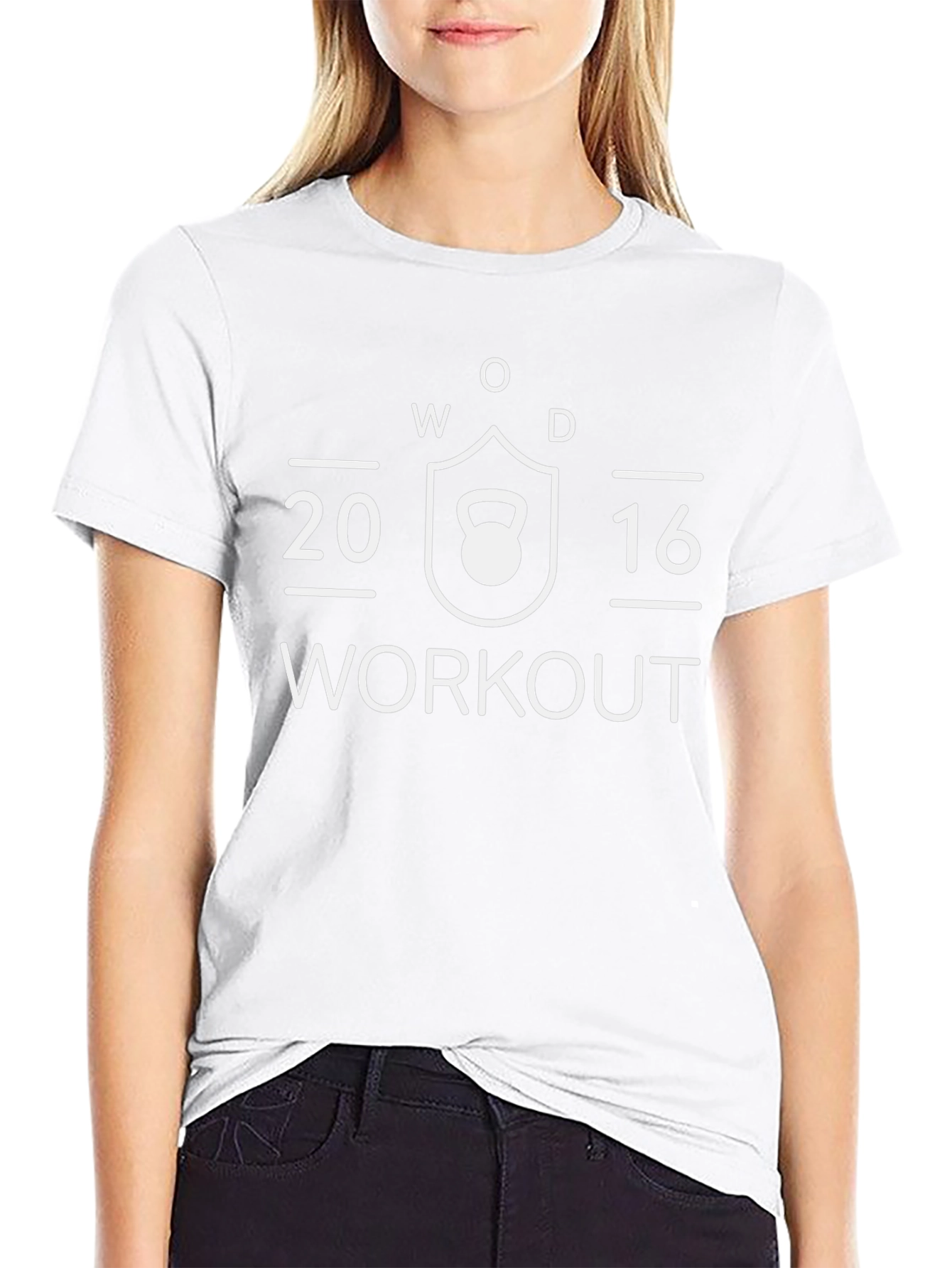 WOD Workout 2016 Black Graphic Tee