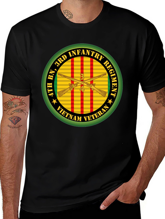 Vietnam Veteran 4th BN 3rd Infantry Regiment T-Shirt