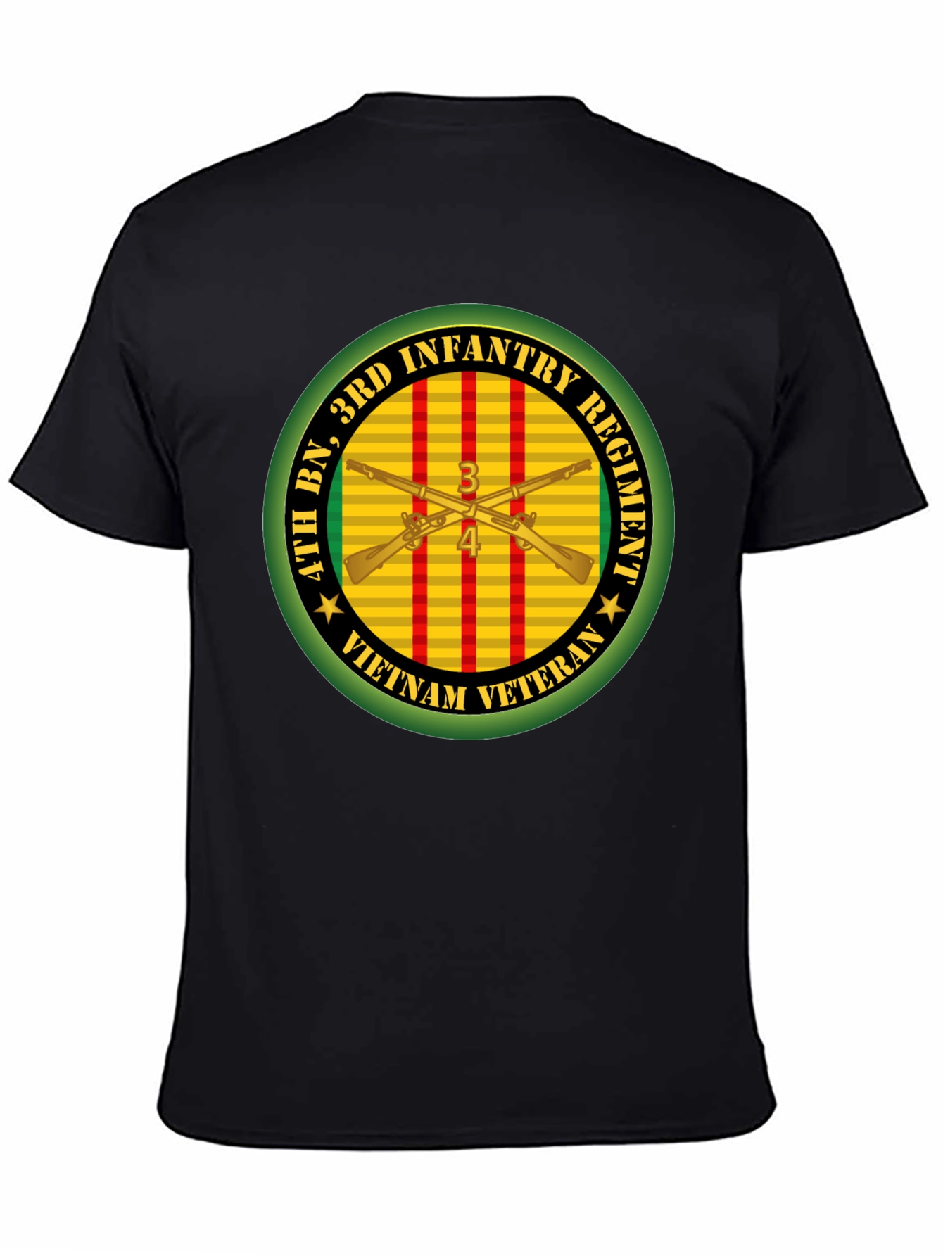 Vietnam Veteran 4th BN 3rd Infantry Regiment T-Shirt