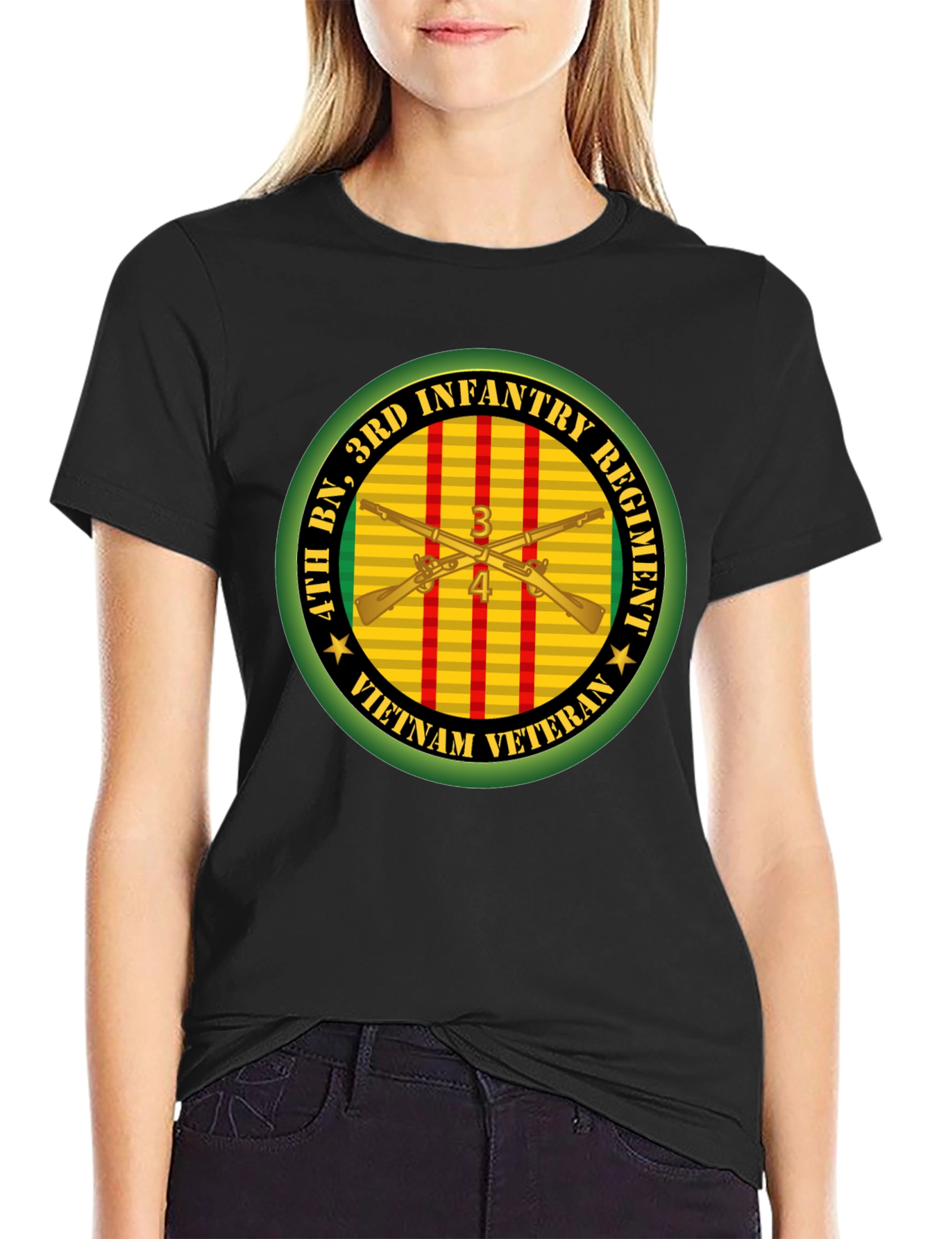 Vietnam Veteran 4th BN 3rd Infantry Regiment T-Shirt