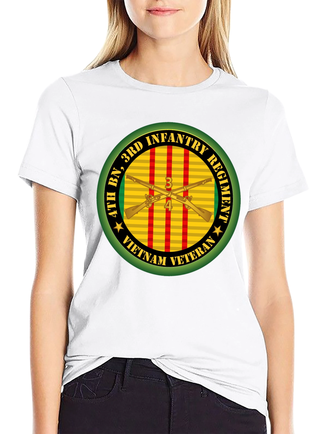 Vietnam Veteran 4th BN 3rd Infantry Regiment T-Shirt