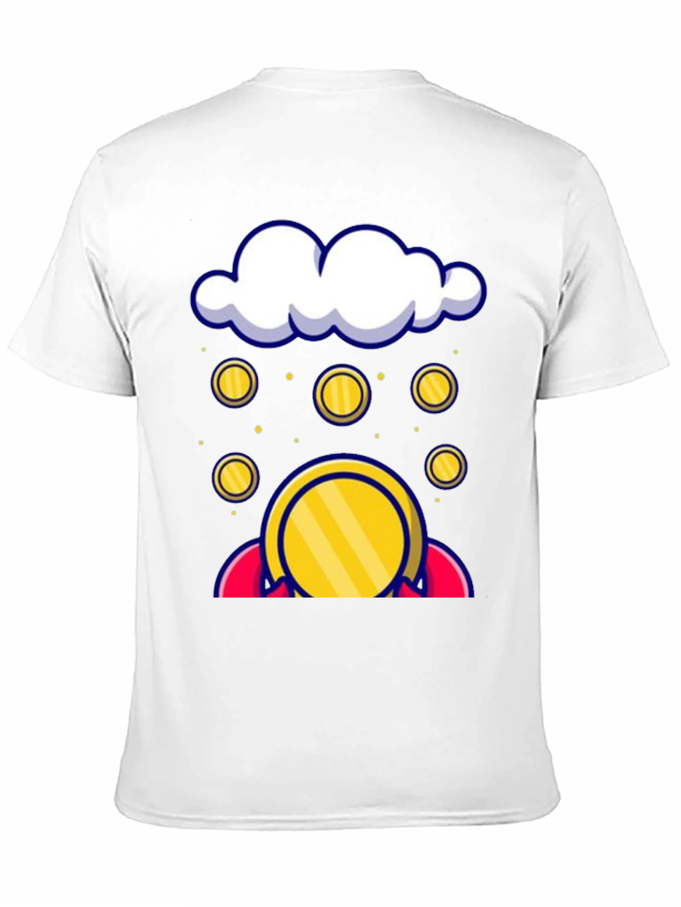 Cloud Coin Graphic Tee - Black