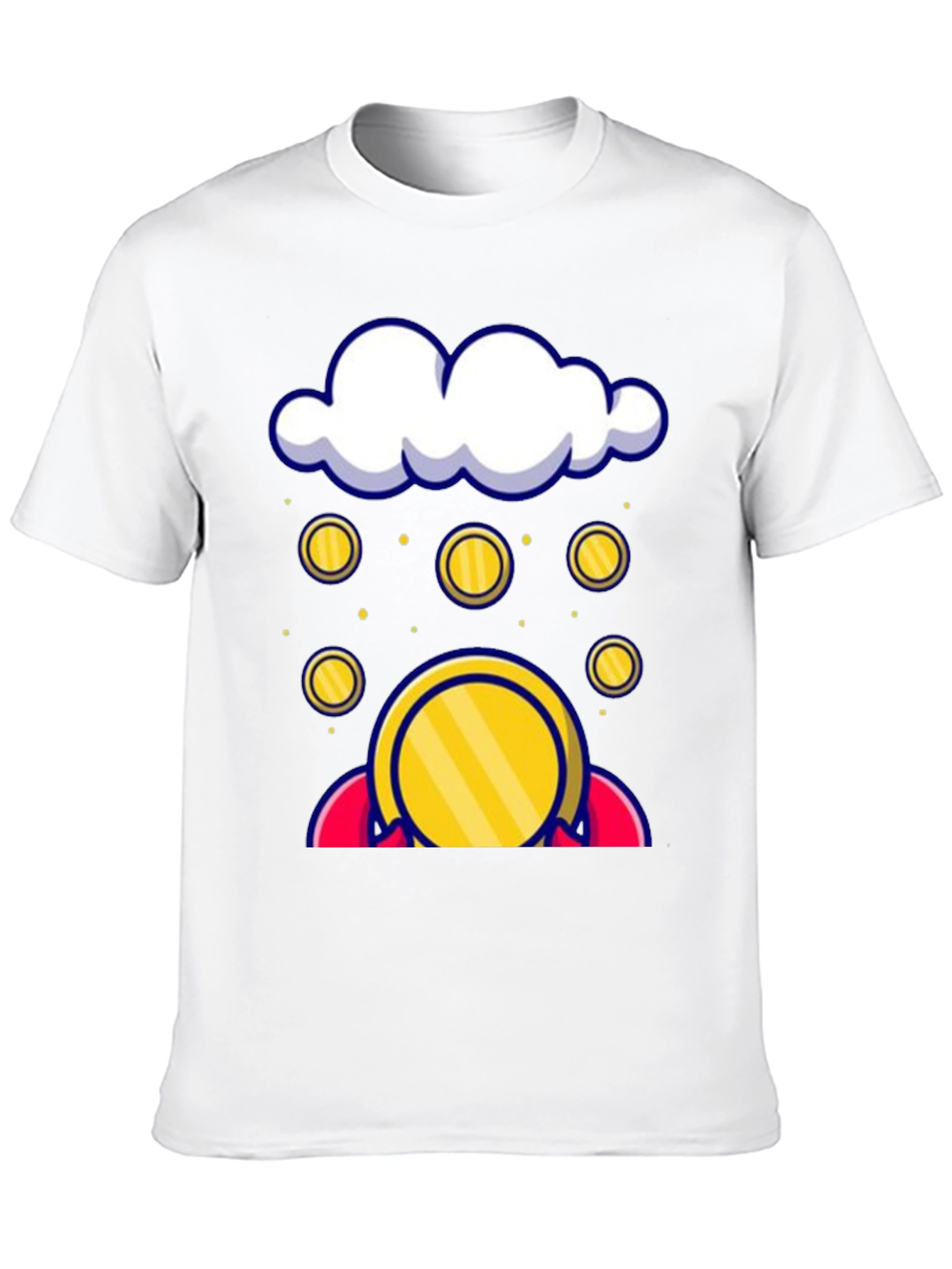 Cloud Coin Graphic Tee - Black