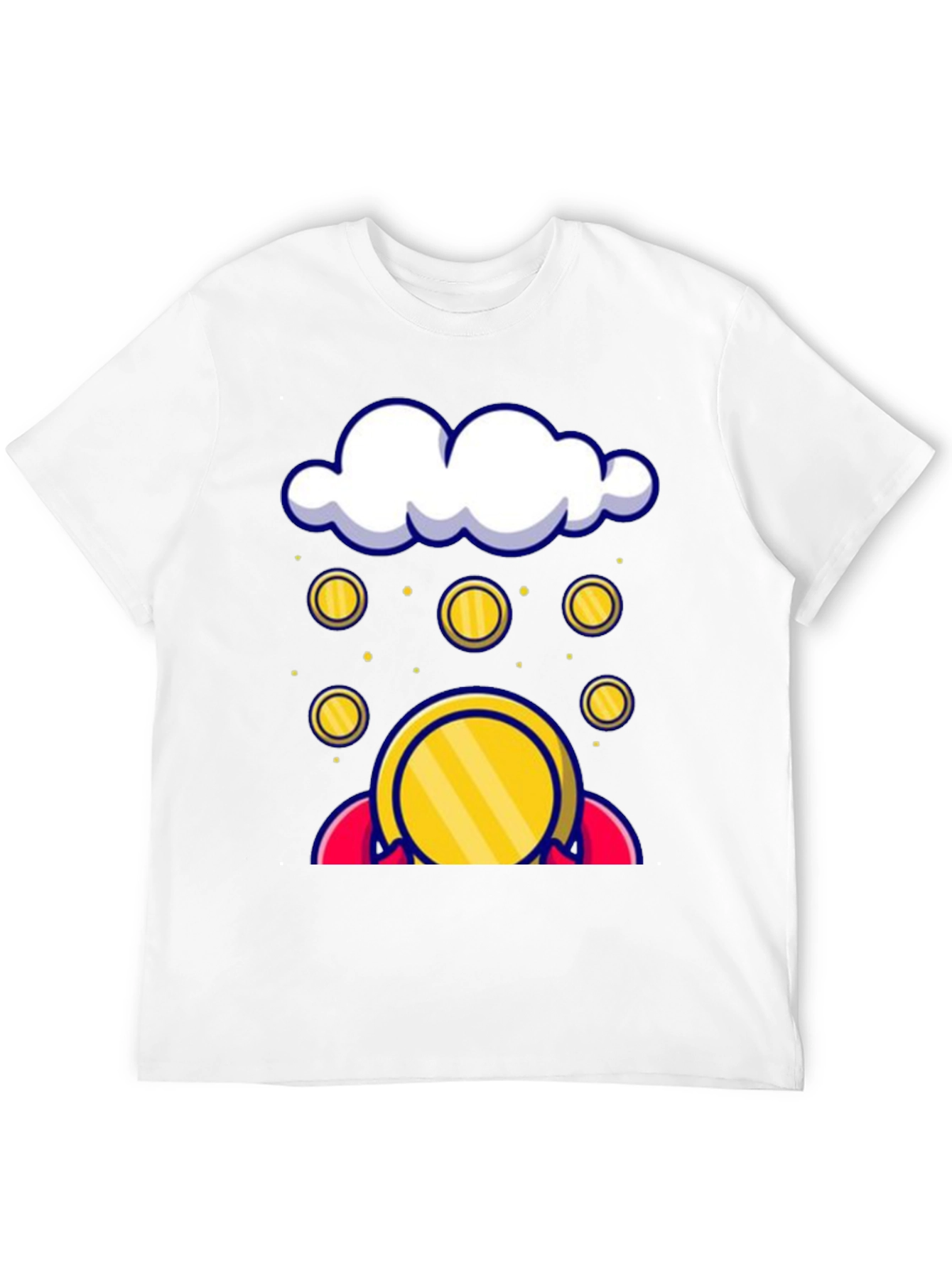 Cloud Coin Graphic Tee - Black