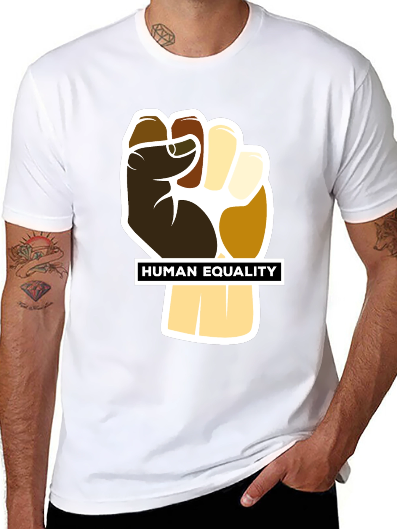 Human Equality Fist Graphic Tee