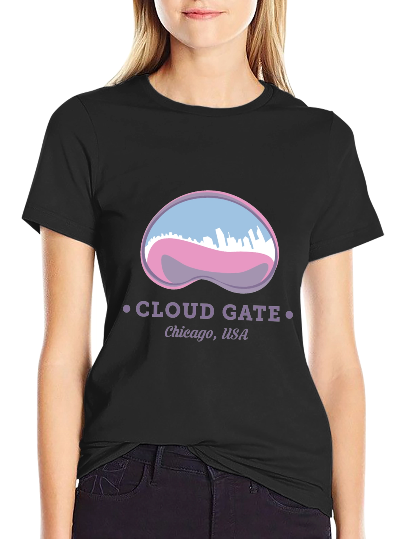 Cloud Gate Chicago USA T-Shirt
